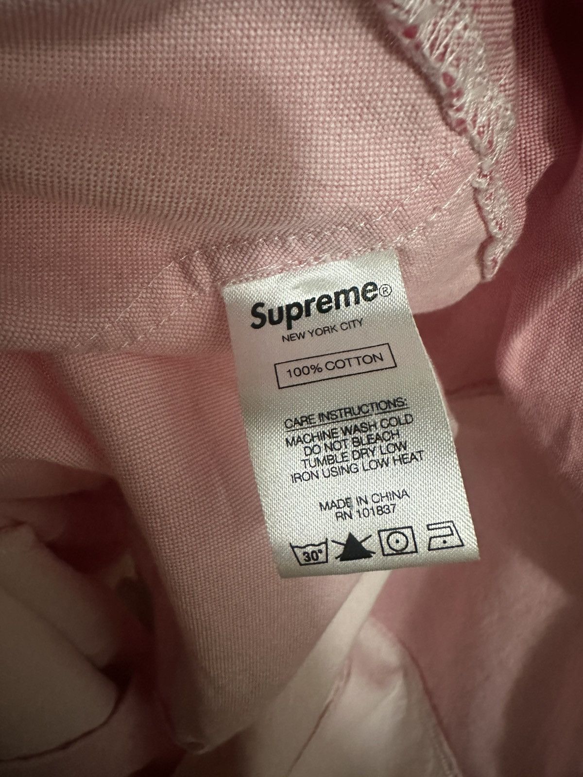 Supreme Supreme Patchwork Oxford Shirt Size US L / EU 52-54 / 3 - 6 Thumbnail