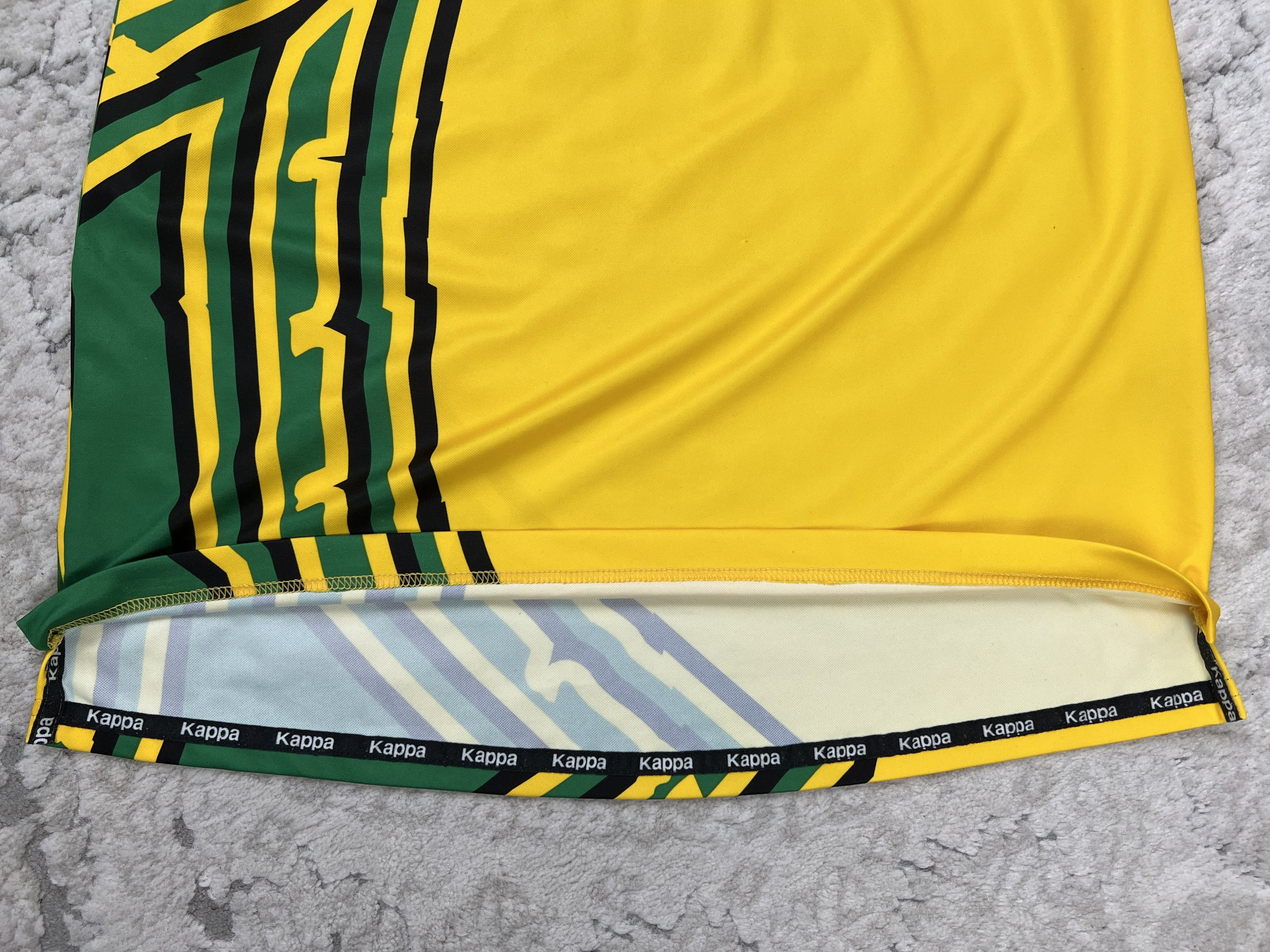 Kappa Vintage Jamaica Kappa Home Jersey 1998 World Cup "Hall 22" Size US L / EU 52-54 / 3 - 9 Thumbnail