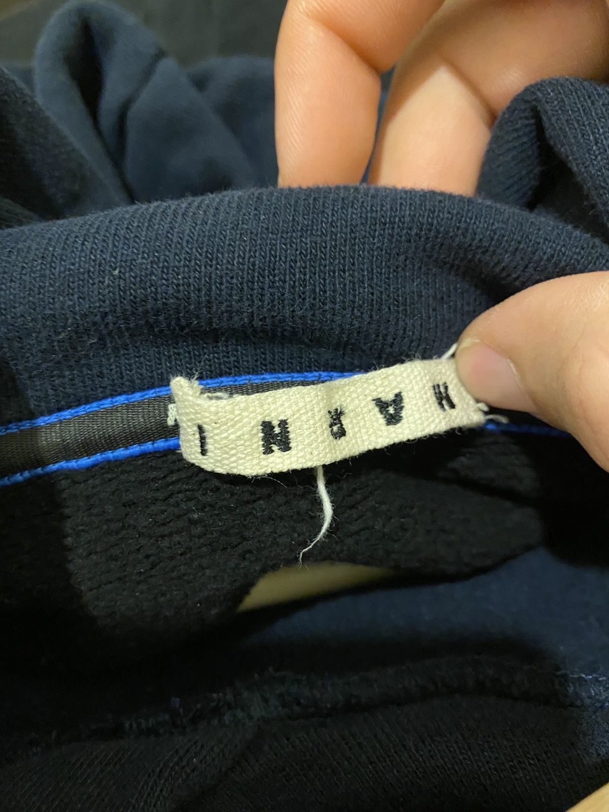 Marni Marni Contrast Stitch Hoodie XL Size US XL / EU 56 / 4 - 4 Thumbnail