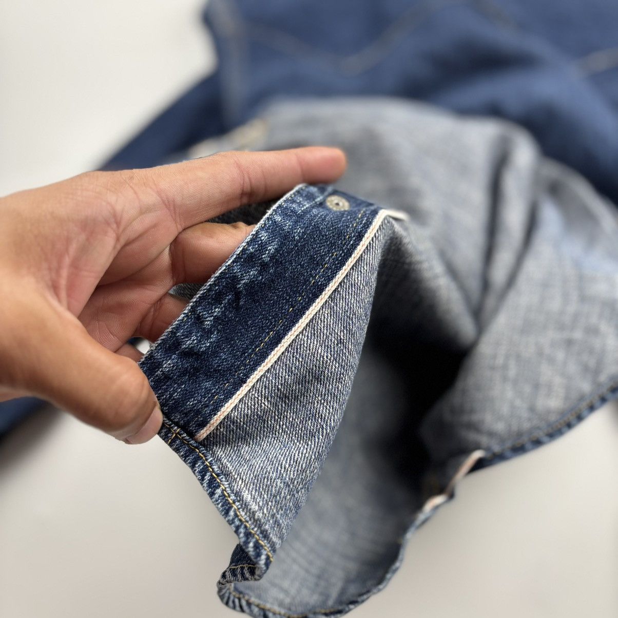 The Flat Head The Flat Head Sawtooth Western Denim Shirt Size US XS / EU 42 / 0 - 6 Thumbnail