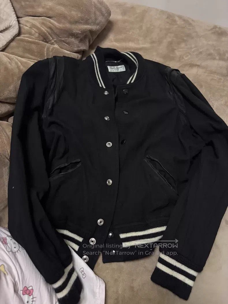 Saint Laurent Paris Saint Laurent Paris Baseball Jacket i Size US M / EU 48-50 / 2 - 1 Thumbnail