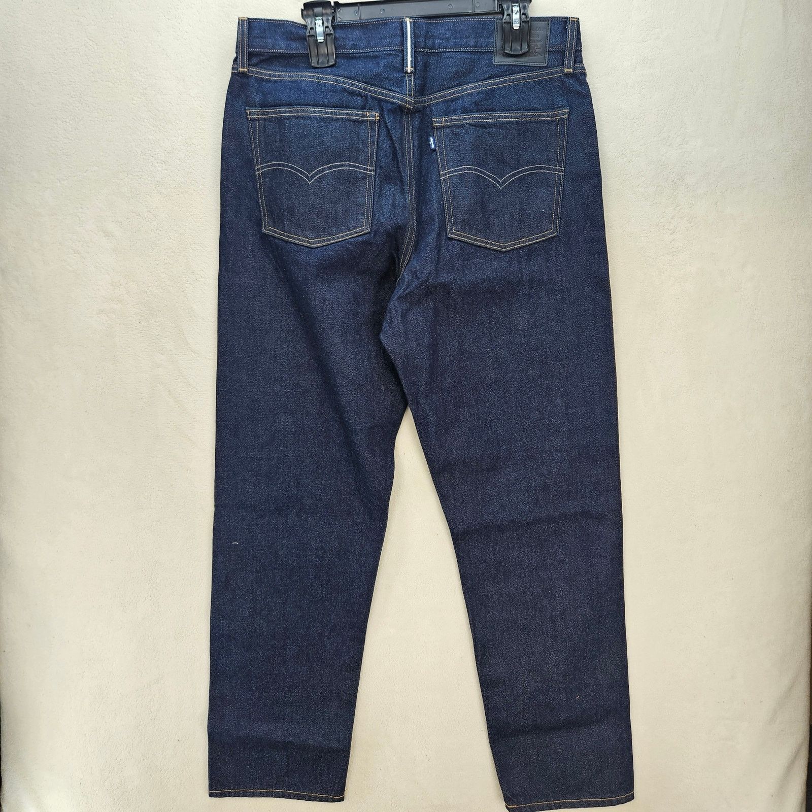 Levi's LEVI'S JAPANESE FABRIC WOMEN'S 32X30 BLUE TAB COLUMN JEANS Size 35" - 7 Thumbnail