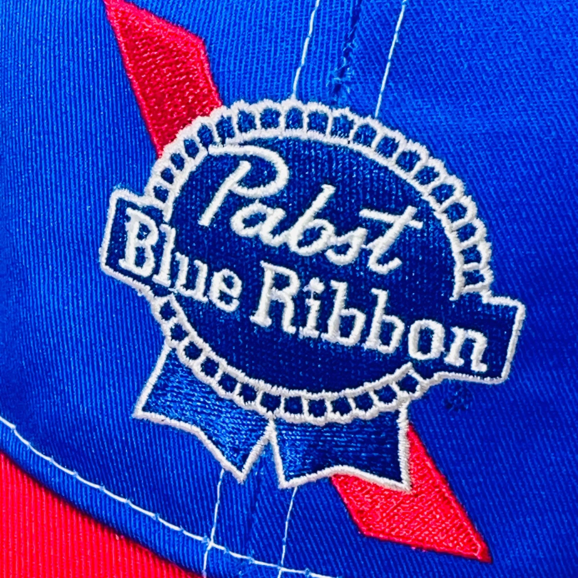 Pabst Blue Ribbon Pabst Blue Ribbon Mesh Trucker Hat Red White & Blue Adjustab Size ONE SIZE - 2 Thumbnail