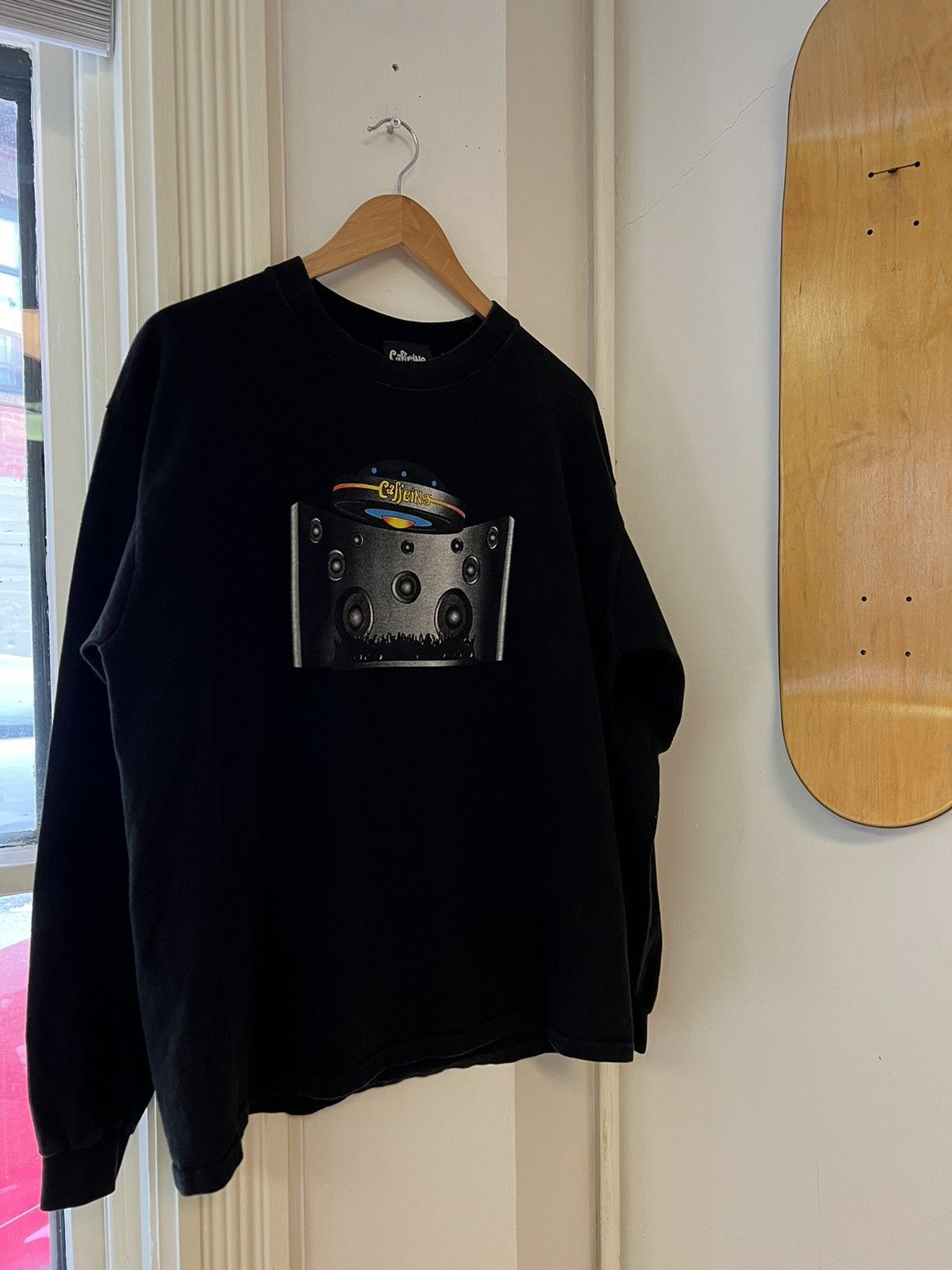 Band Tees × Vintage 90’s Caffeine Records Long sleeve Size US L / EU 52-54 / 3 - 1 Thumbnail