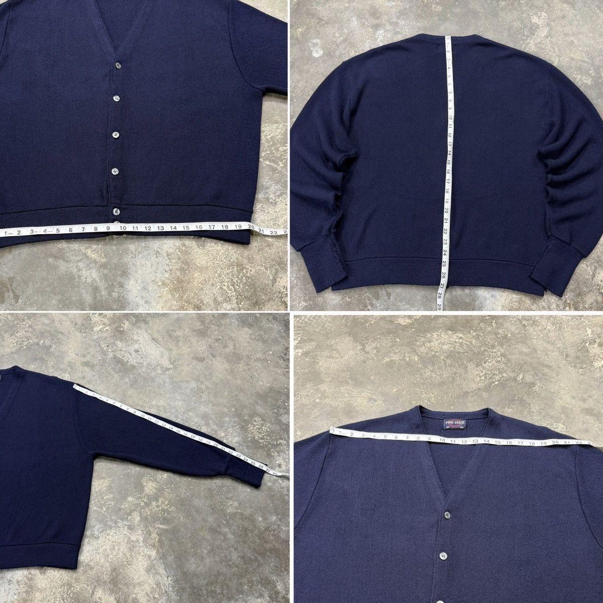Vintage Vintage 80s Cardigan Sweater Oversized USA Made Classic Knit Size US XXL / EU 58 / 5 - 8 Thumbnail