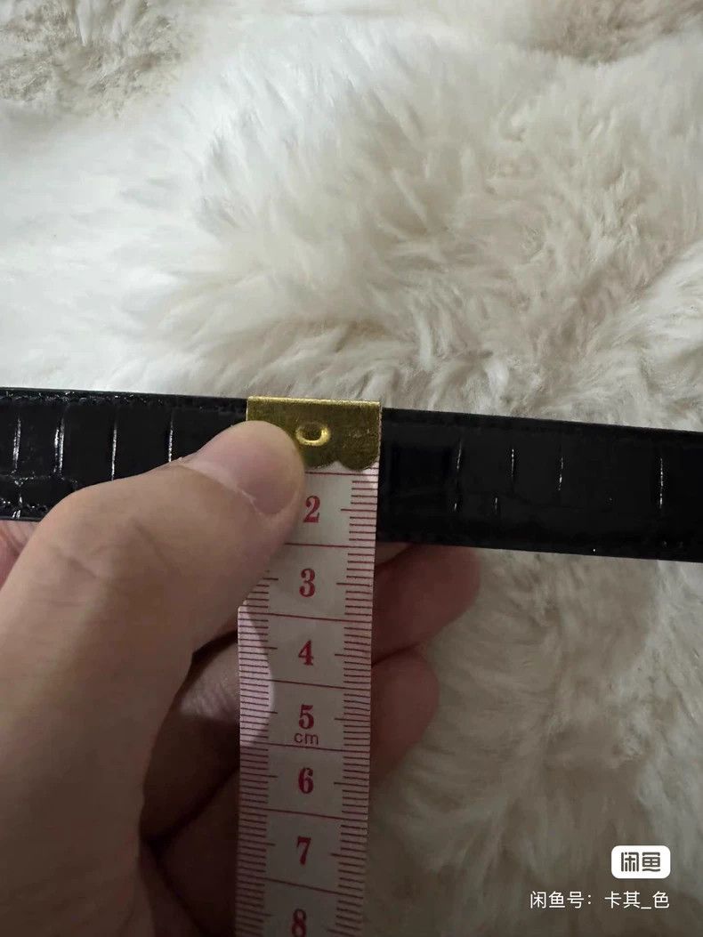 Saint Laurent Paris Saint Laurent Paris Black and silver logo embossed belt be Size ONE SIZE - 7 Thumbnail