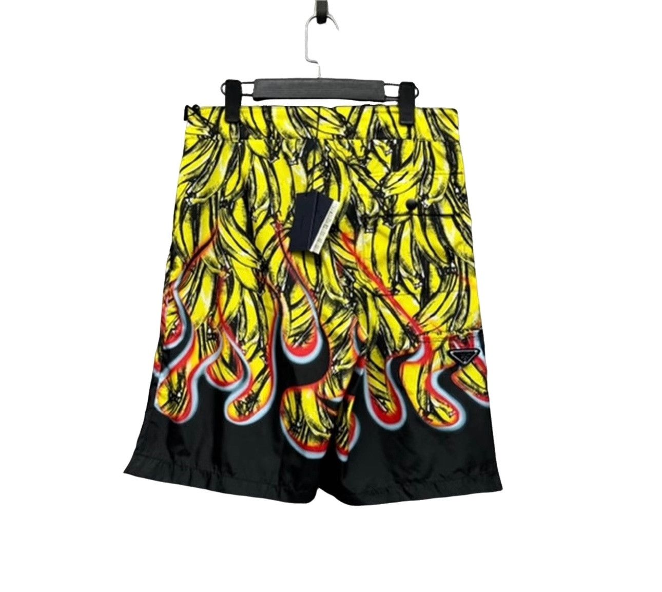 Prada Prada Banana Flame Nylon Shorts 46 Size US 30 / EU 46 - 1 Thumbnail