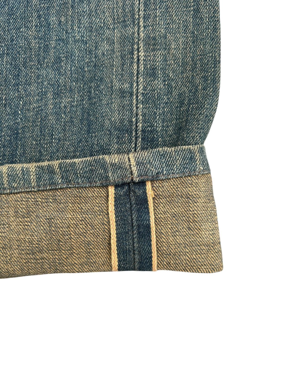 Kapital Vintage Edwin 505 Selvedge Rusty Distressed Denim Jeans Size US 34 / EU 50 - 3 Thumbnail