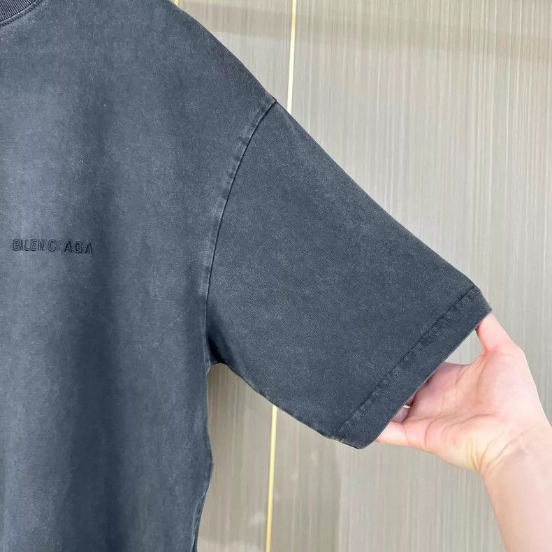 Other Balenciaga Washed front and back embroidered monogram shor Size US XS / EU 42 / 0 - 4 Thumbnail