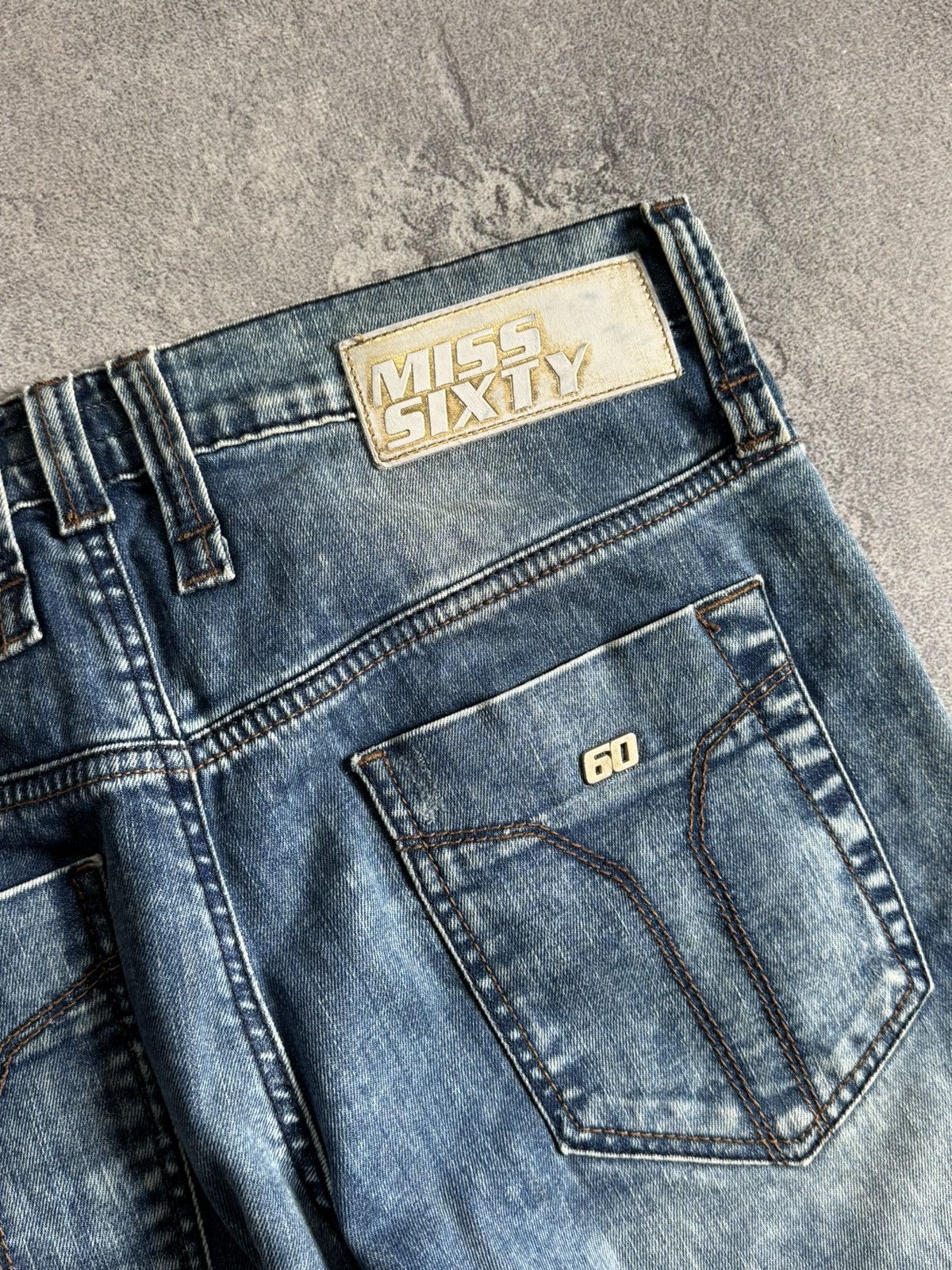 Miss Sixty Vintage Miss Sixty Jeans Y2K Style Speed Distressed Denim Size 28" / US 6 / IT 42 - 6 Thumbnail