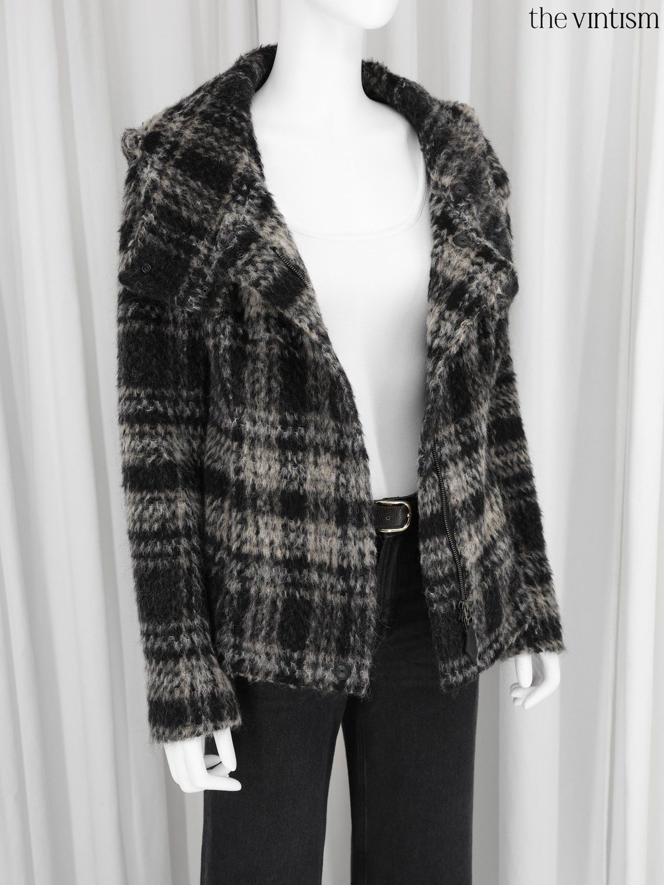 Annette Gortz Annette Gortz Hooded Virgin Wool, Alpaca & Mohair Jacket 36 Size S / US 4 / IT 40 - 2 Thumbnail