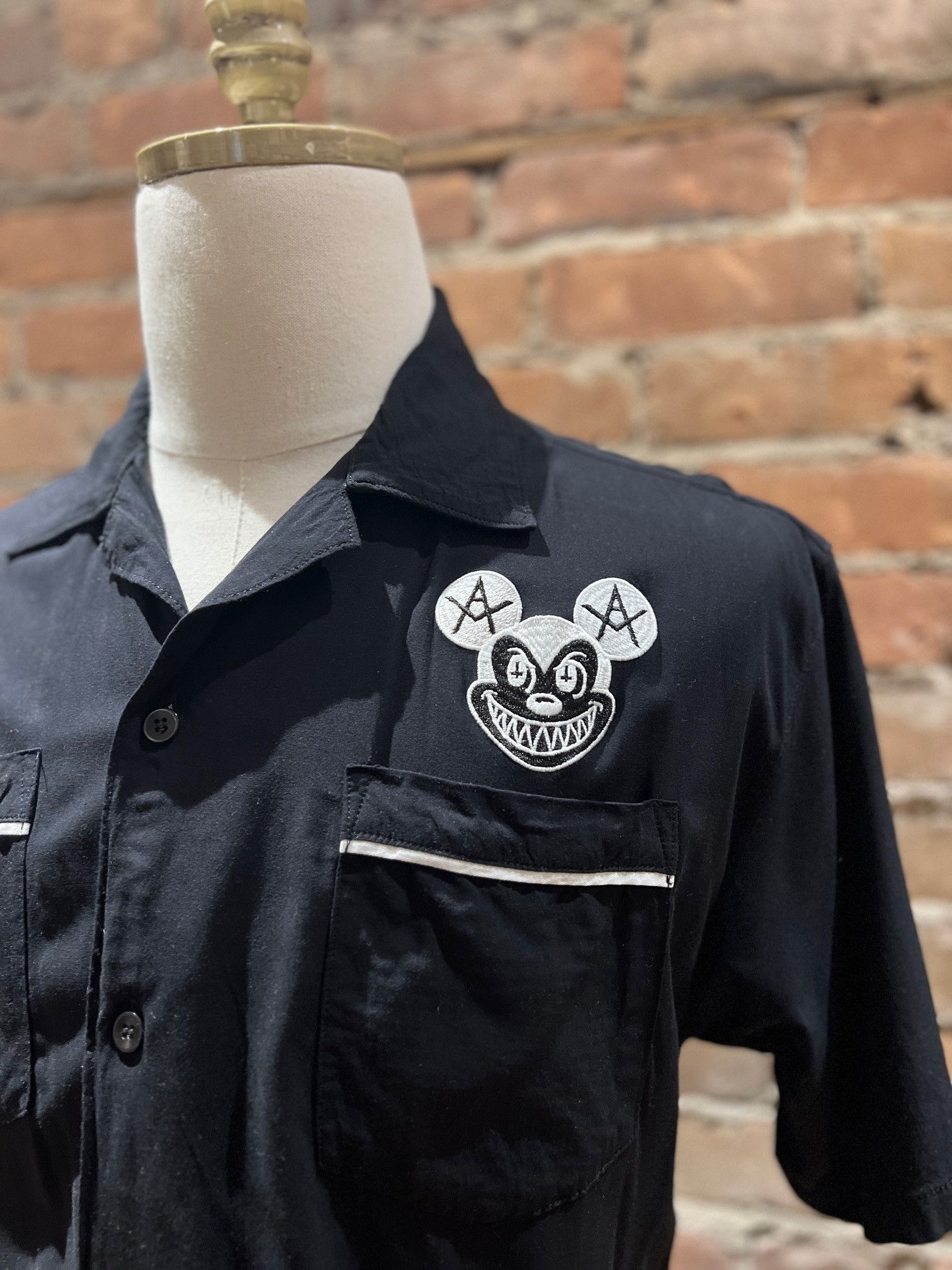 Local Authority Local Authority LA “Mad Mickey” Flames Bowling Shirt Size US M / EU 48-50 / 2 - 1 Thumbnail