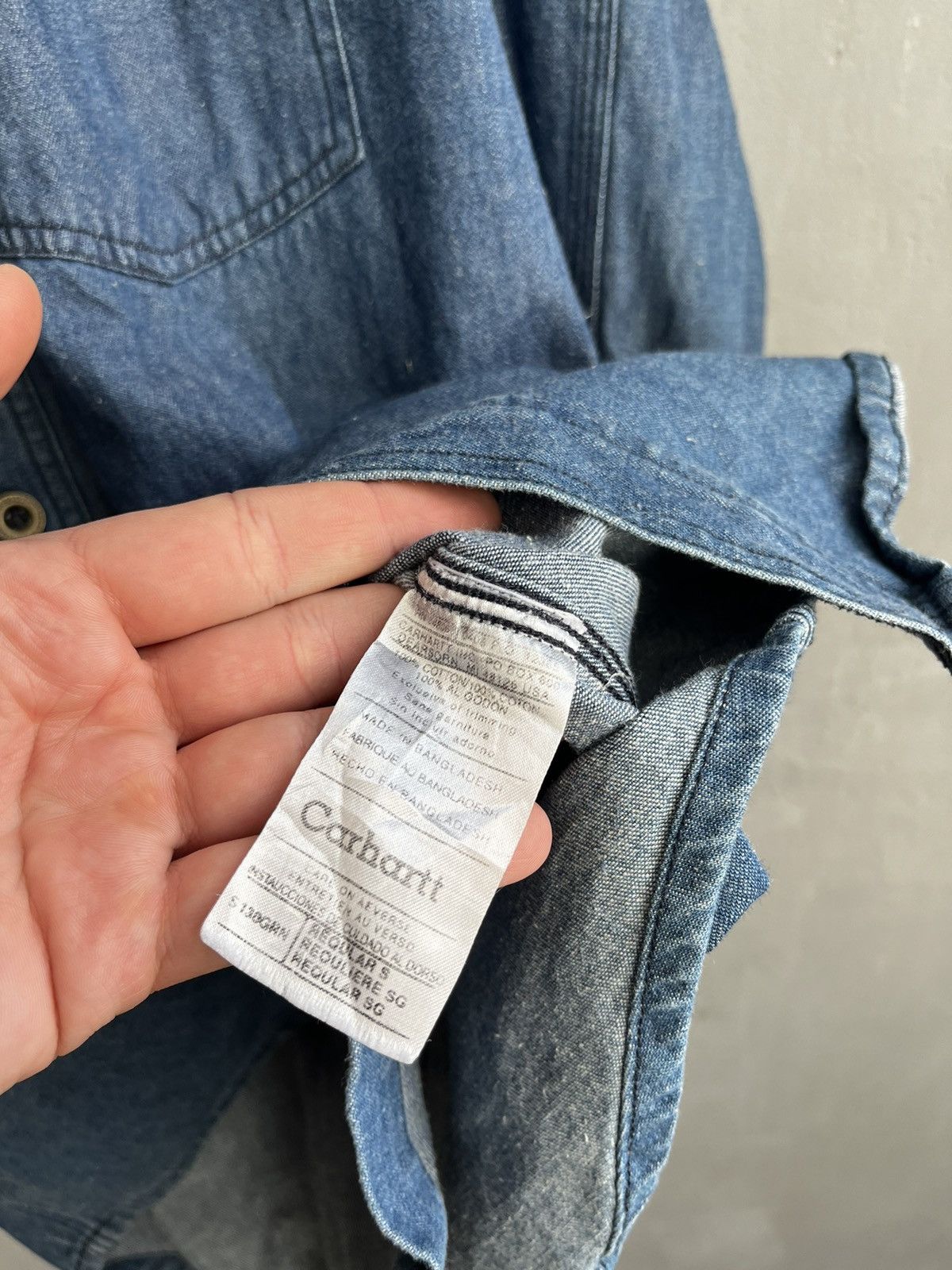 Carhartt × Carhartt Wip × Vintage Carhartt denim shirt vintage Size US S / EU 44-46 / 1 - 10 Thumbnail