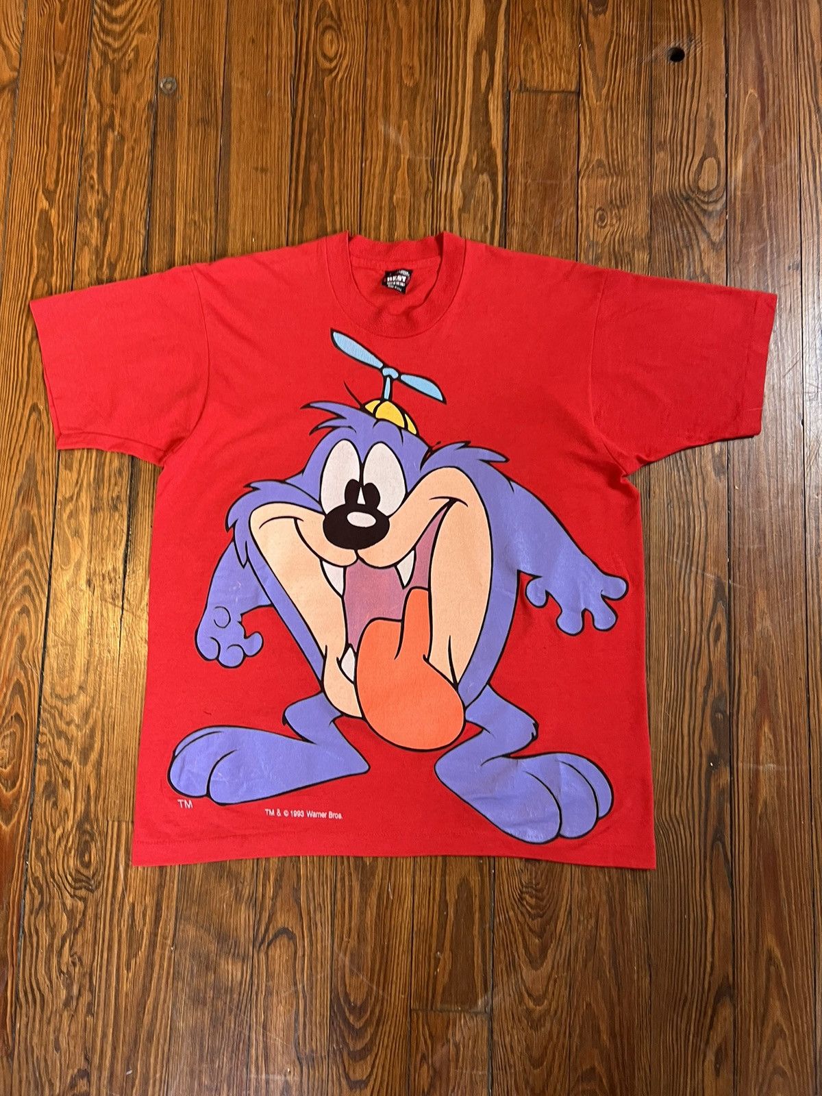 Vintage Looney Tunes Orange You Scared top Single Stitch Tee