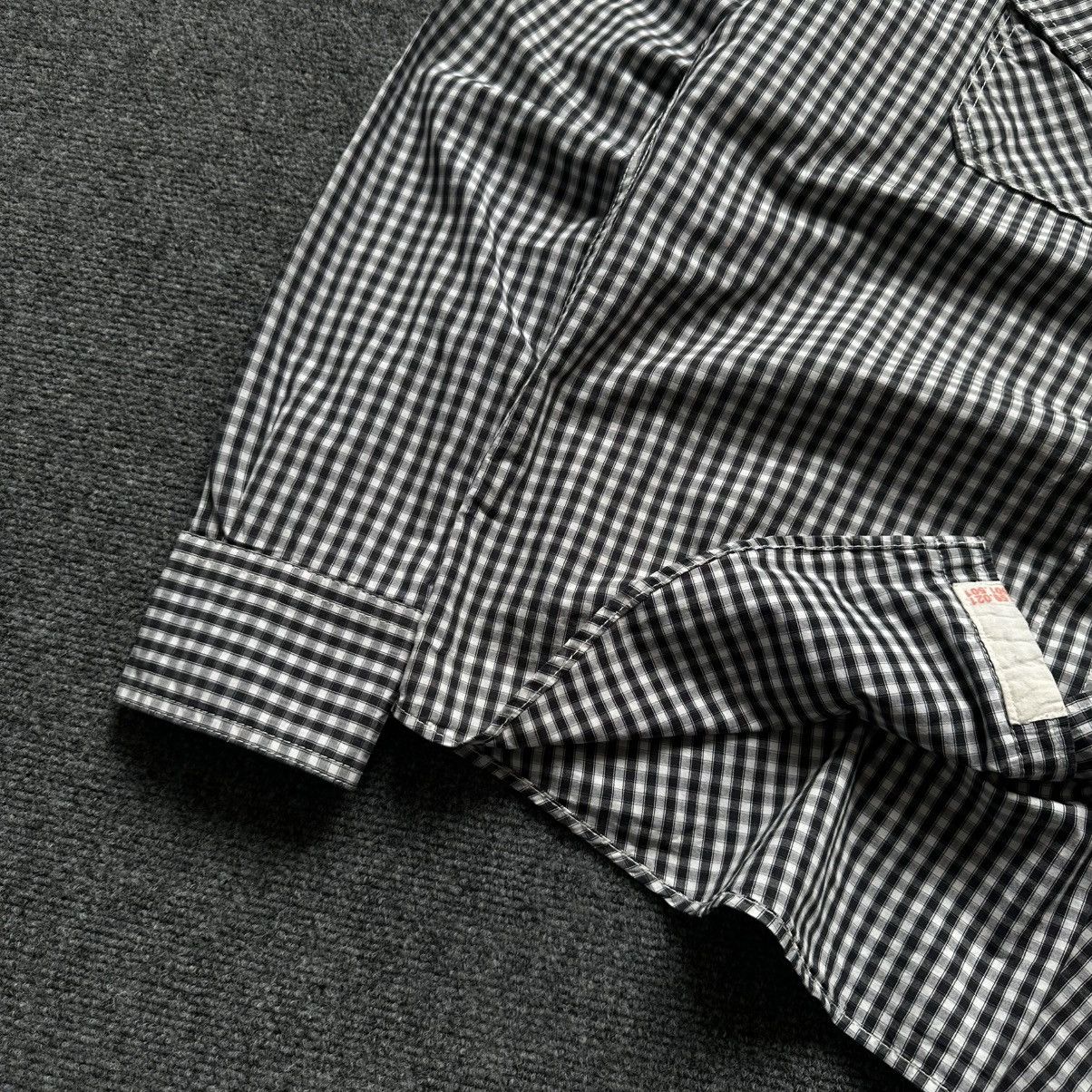 Superdry VTG Checked Shirt Superdry Button Up Size XL White Black Size US XL / EU 56 / 4 - 5 Thumbnail