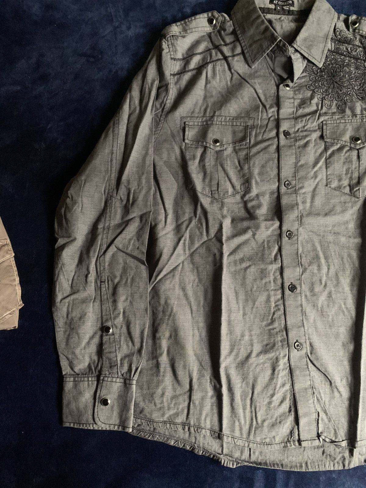 Other At Collins button up mens western cowboy fashion Size US L / EU 52-54 / 3 - 2 Thumbnail