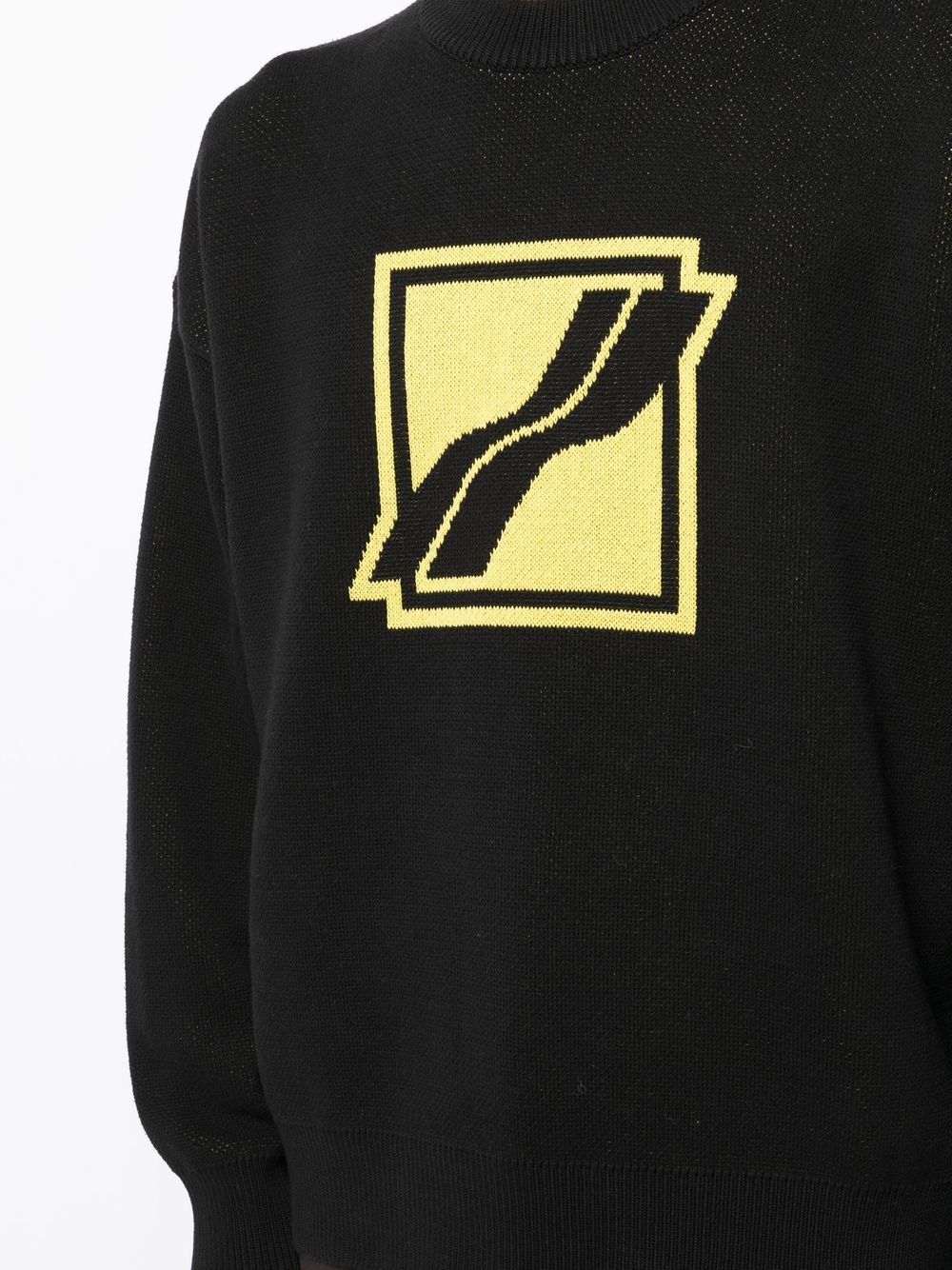 WE11DONE o1mris0824 Knit Pullover in Black Size US M / EU 48-50 / 2 - 8 Thumbnail