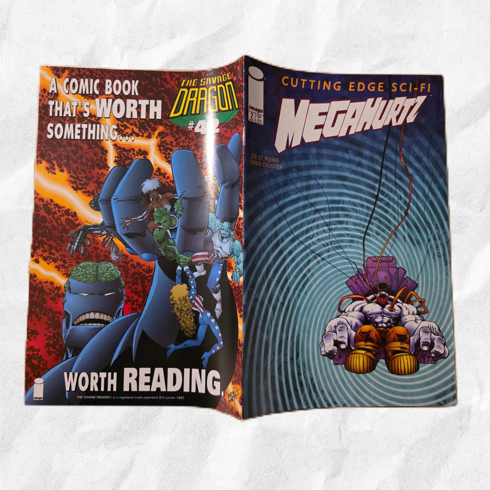Other Megahurtz #2 NM 1997 Image Sci‑Fi Monster Comic (C) Size ONE SIZE - 2 Thumbnail
