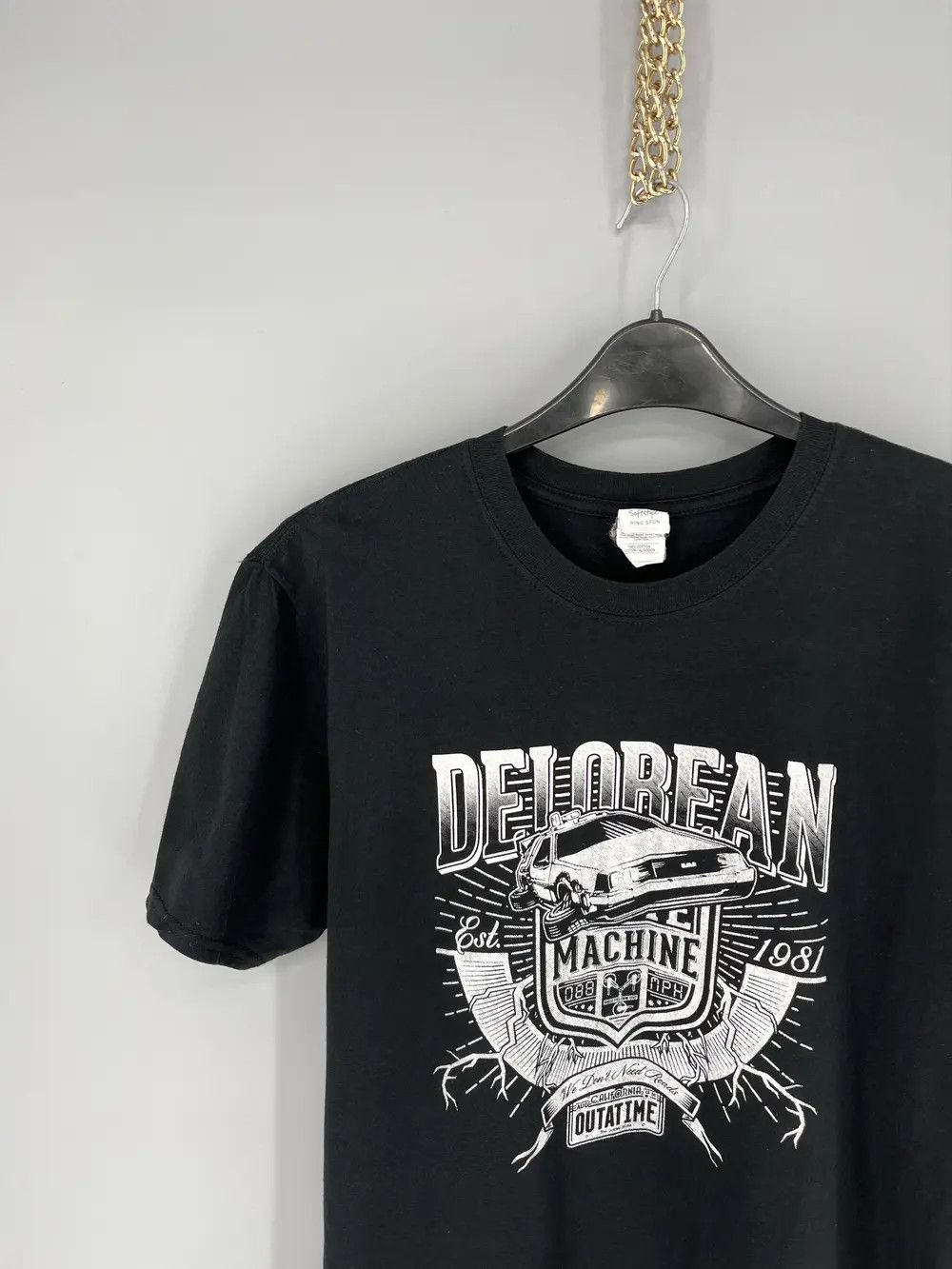 Band Tees Reprint Back To The Future DeLorean Car Movie Shirt Size US L / EU 52-54 / 3 - 4 Thumbnail