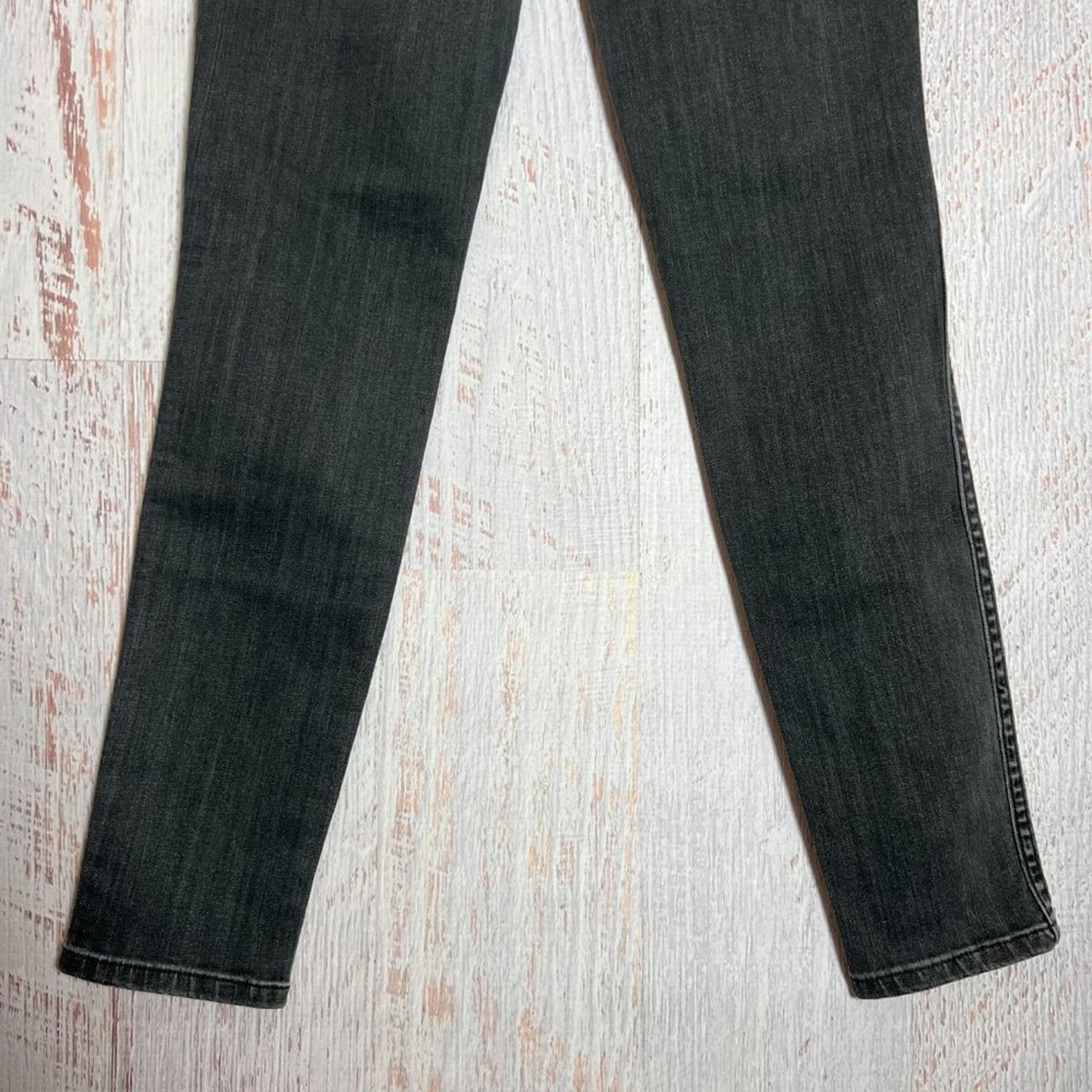 THE GREAT THE GREAT Almost Skinny Jeans Black Gray 24 Size 24" / US 00 / IT 34 - 10 Thumbnail