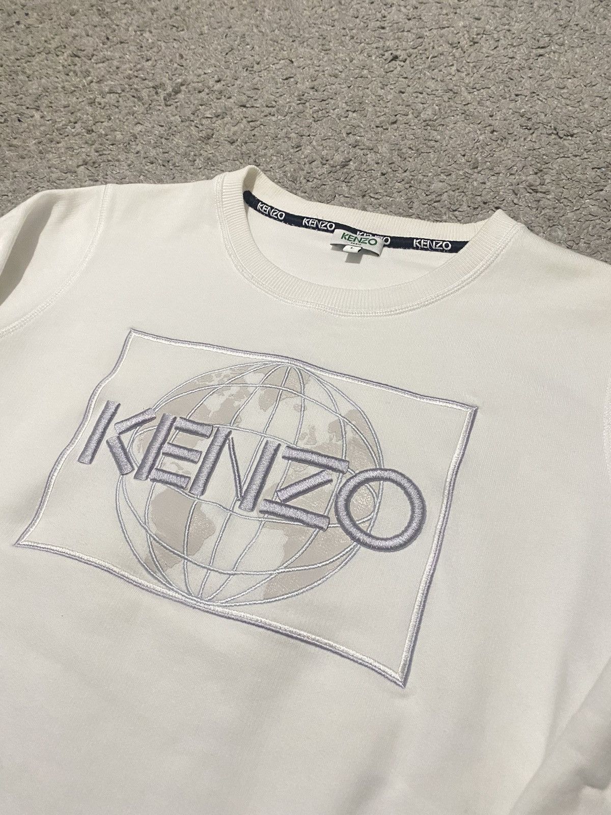 Kenzo Kenzo Internazionale Embroidered Center Logo Spellout Size L / US 10 / IT 46 - 2 Thumbnail