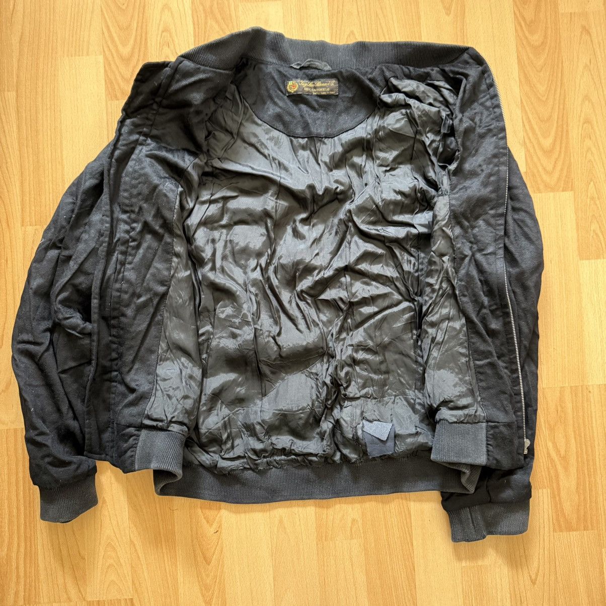 Loro Piana × Vintage Loro Piana Cashmere Vintage Bomber Zip Jacket 80s Rare Size US M / EU 48-50 / 2 - 4 Thumbnail