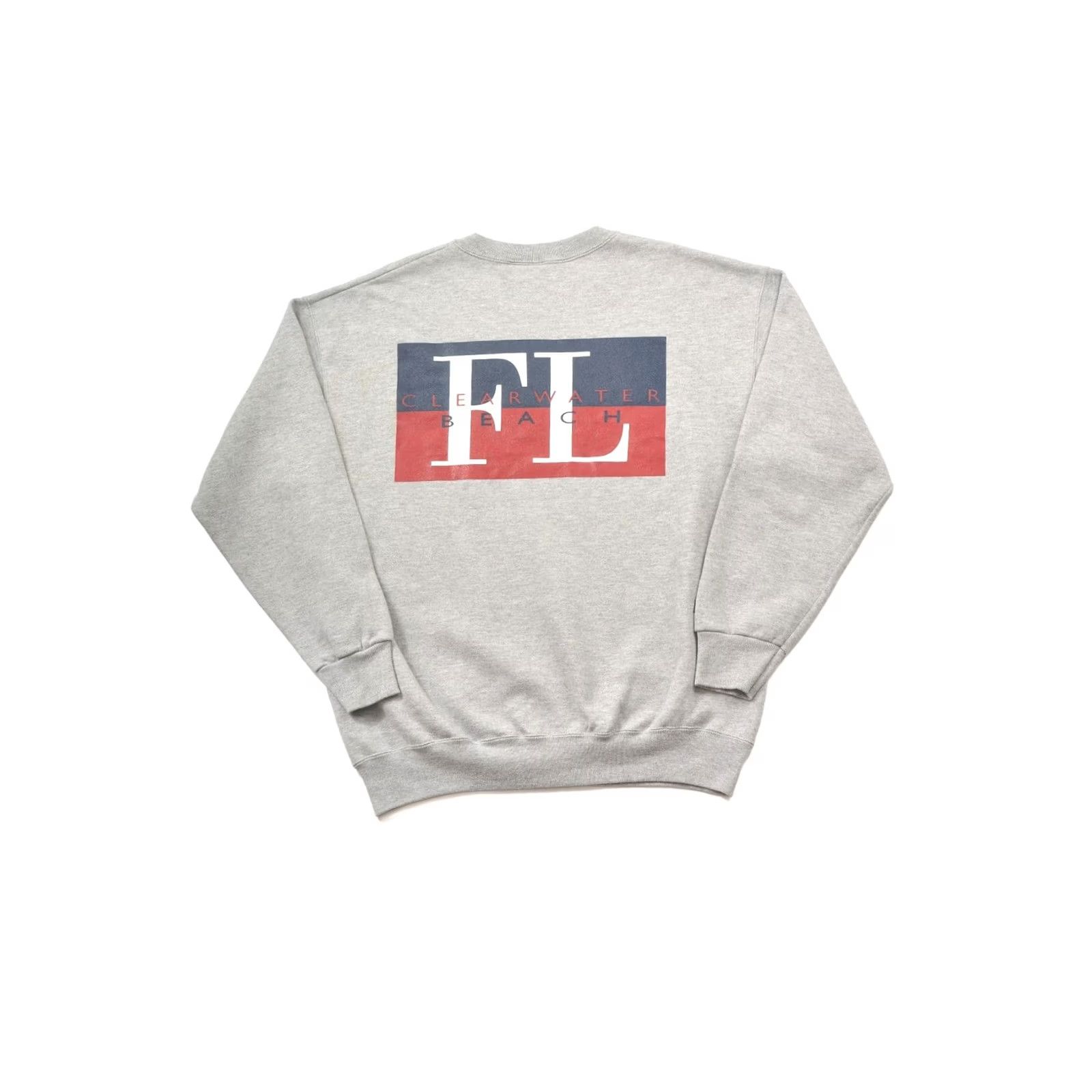 Jansport VINTAGE Jansport Florida Clearwater Beach Pullover Sweatshirt L Mens Gray US Made in USA Size US L / EU 52-54 / 3 - 2 Thumbnail