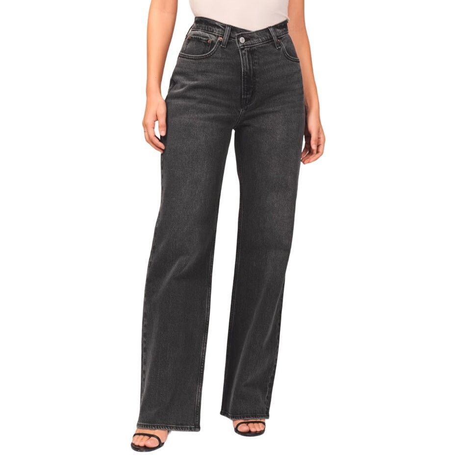 Abercrombie & Fitch Abercombie & Fitch Curve Love High Rise 90s Relaxed Jeans Size 36" / US 14 / IT 50 - 1 Preview