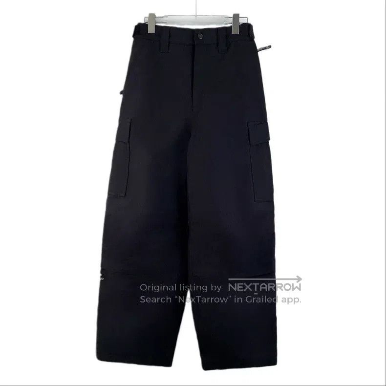 Balenciaga Balenciaga Black logo embroidery multi-pocket ski pants lo Size US 28 / EU 44 - 1 Thumbnail