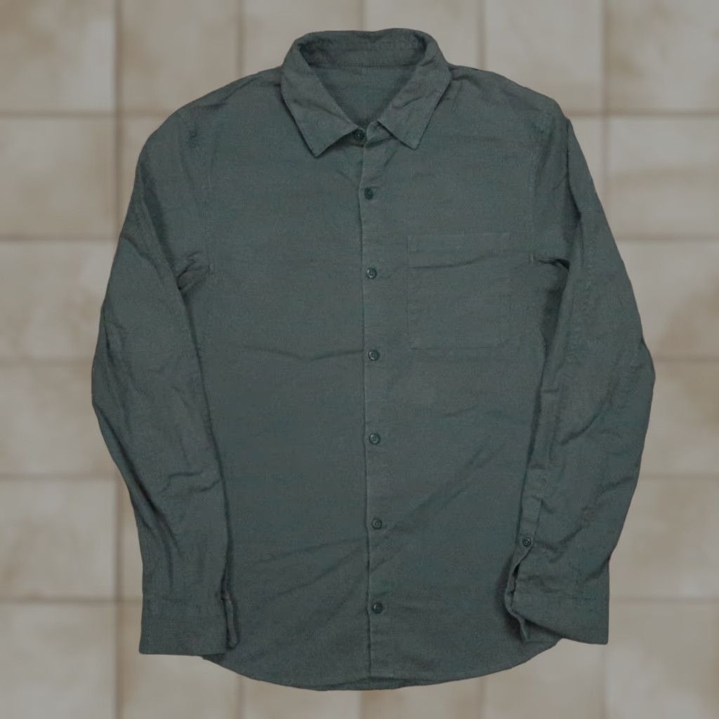 Lululemon Lululemon Shirt Mens Medium Blue Gray Commission Performance Long Sleeve Button Shirt Size US M / EU 48-50 / 2 - 1 Thumbnail