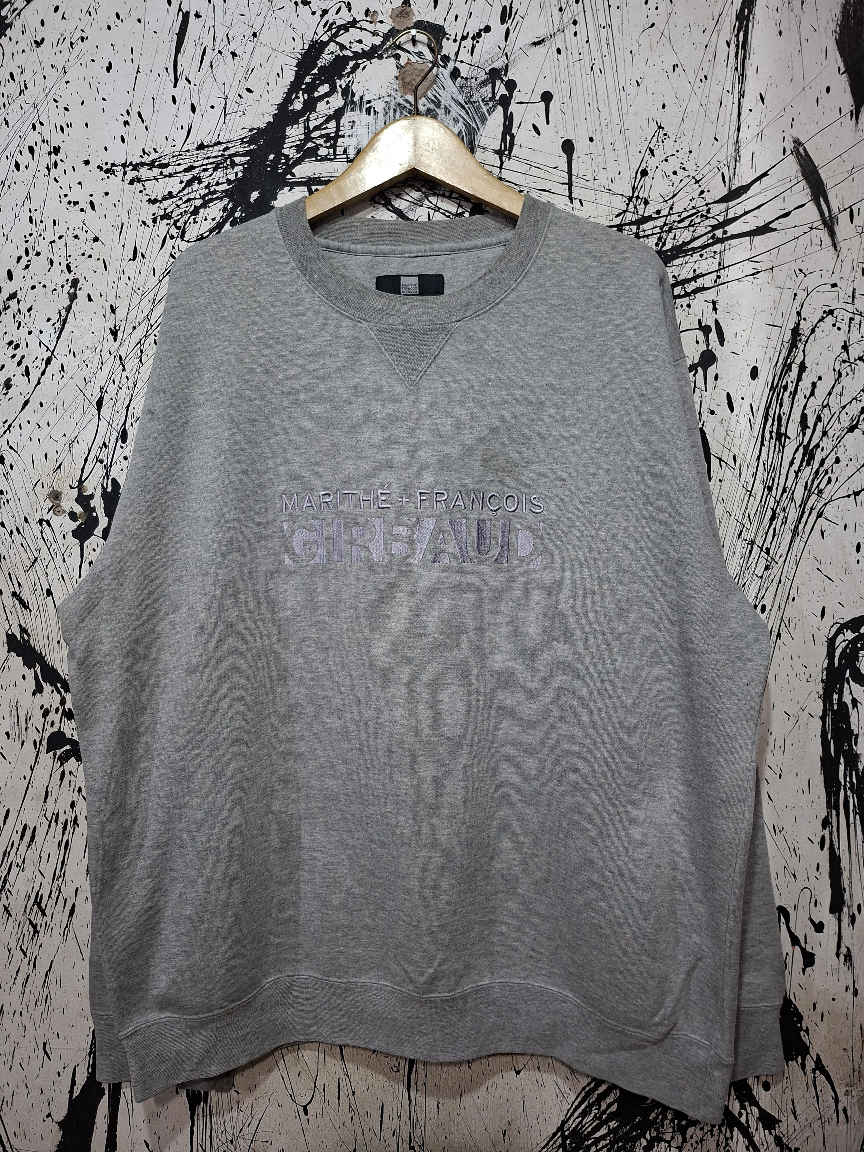 MARITHE FRANCOIS GIRBAUD EMBROIDERED LOGO SWEATSHIRT