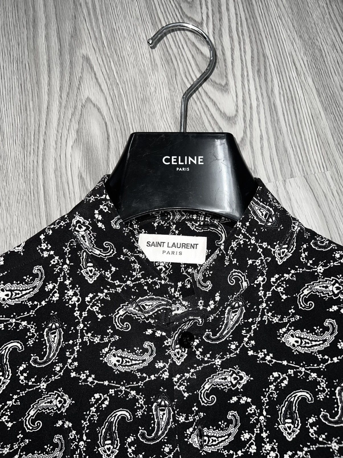 Hedi Slimane SAINT LAURENT SS15 SILK PAISLEY SHIRT Size US M / EU 48-50 / 2 - 4 Thumbnail