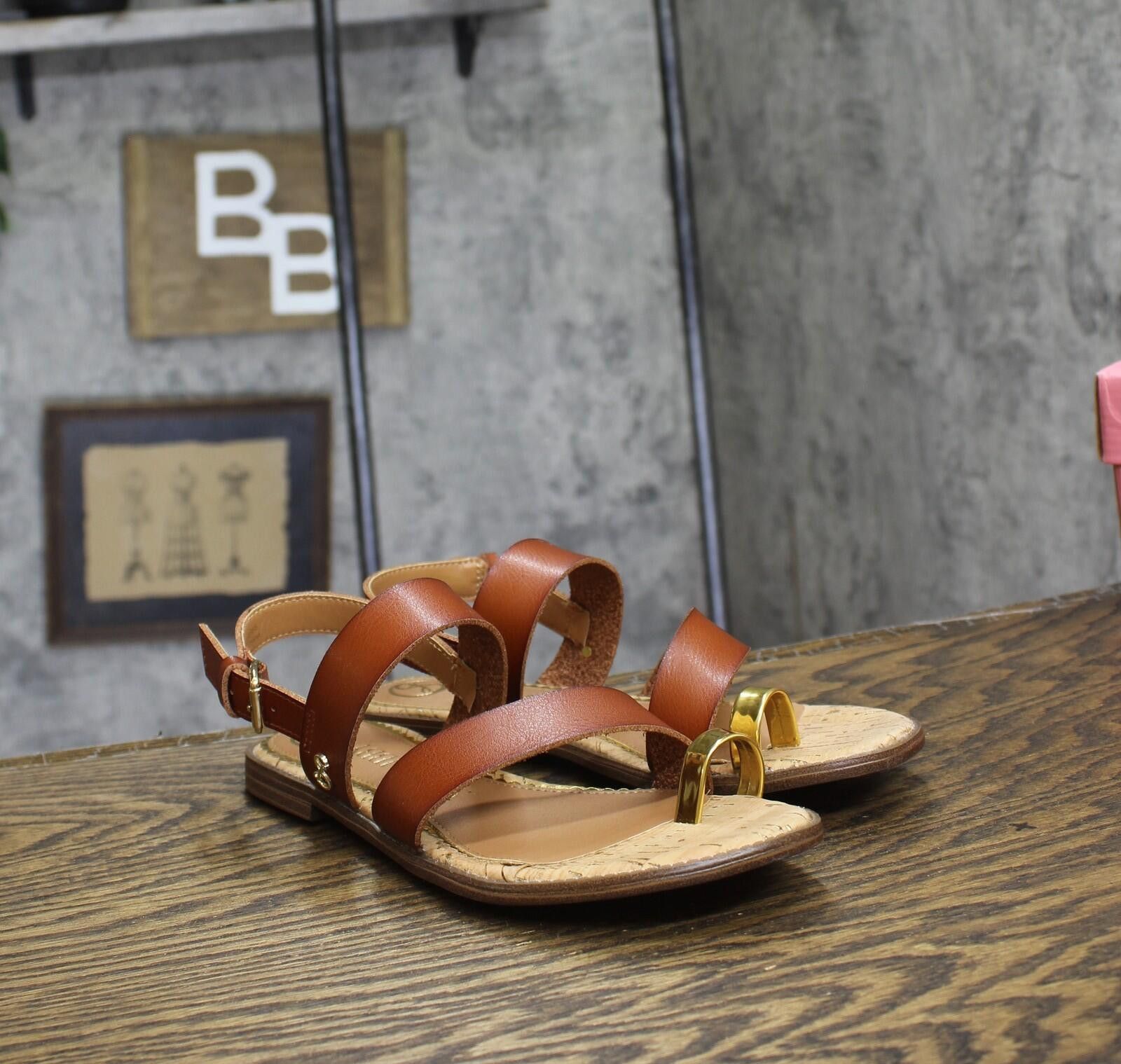 Other Nwt Sam & Libby Flat Sandal J5247s1200 Amber Brown 6.5m Size US 6.5 / IT 36.5 - 1 Thumbnail