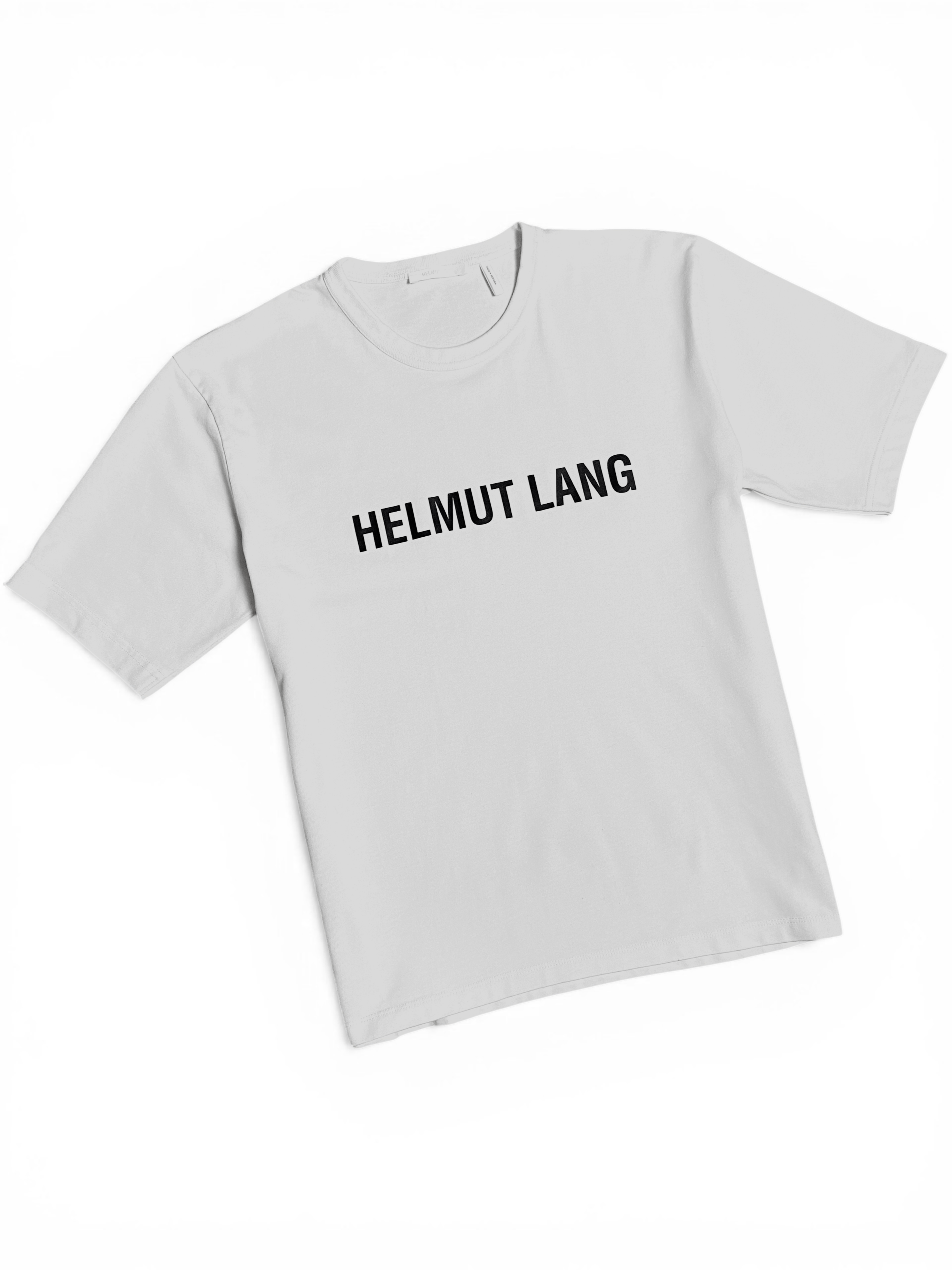 Helmut Lang Helmut Lang White Black Core Logo Essential T-Shirt Tee Size US L / EU 52-54 / 3 - 2 Thumbnail