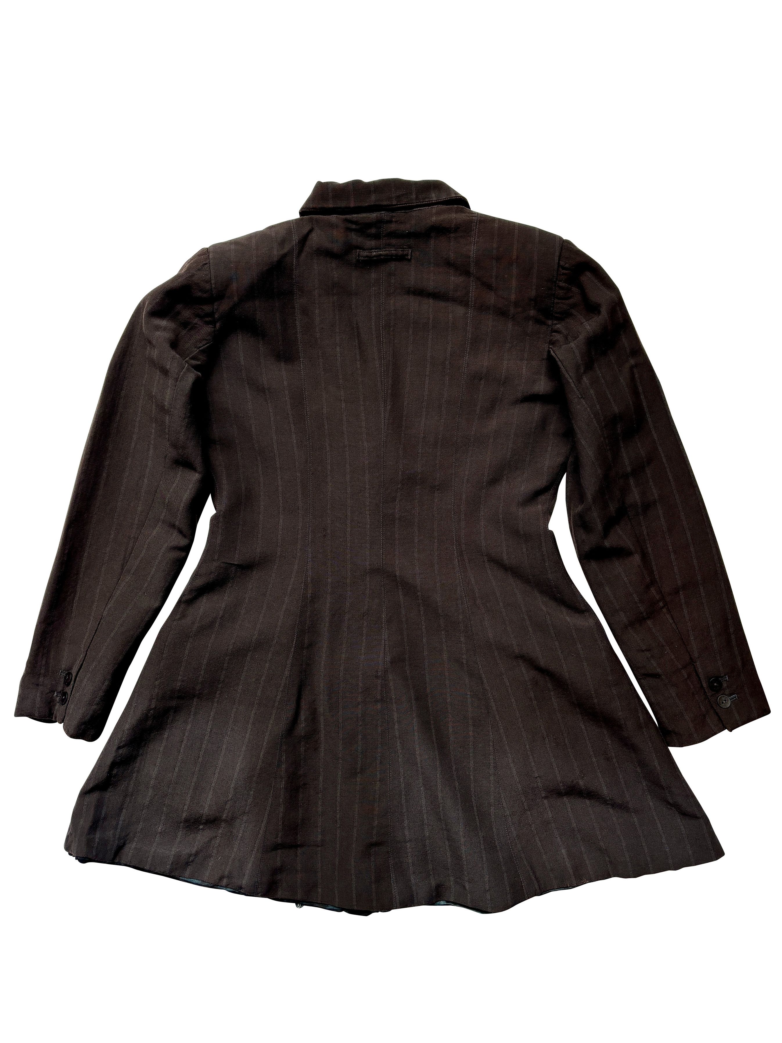 Jean Paul Gaultier ⚡️QUICK SALE⚡️1980's Jean Paul Gaultier Brown Blazer Coat Size M / US 6-8 / IT 42-44 - 2 Thumbnail