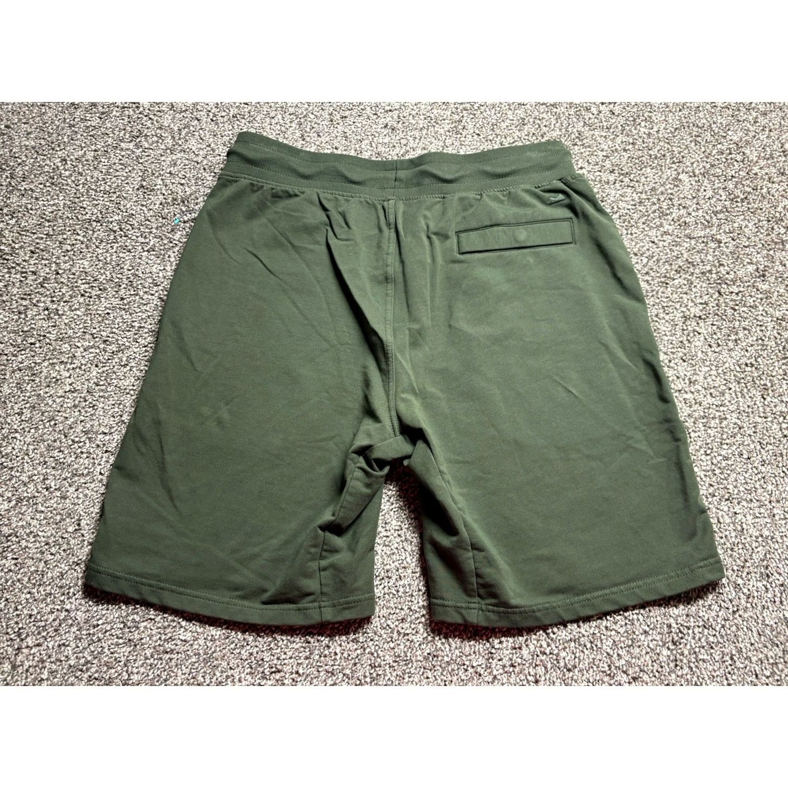 Vintage Myles Shorts Mens Medium Green Terry Lined 8” Inseam Snap Pocket Size US 31 - 2 Thumbnail
