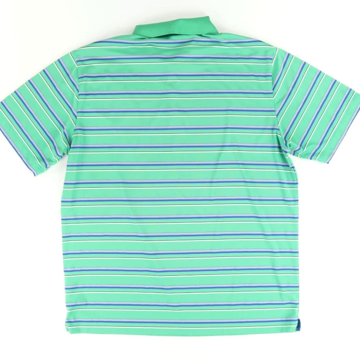 Nike Nike Polo Shirt Green XL Men's Dri-Fit Wicking Striped Shirt Size US XL / EU 56 / 4 - 4 Thumbnail