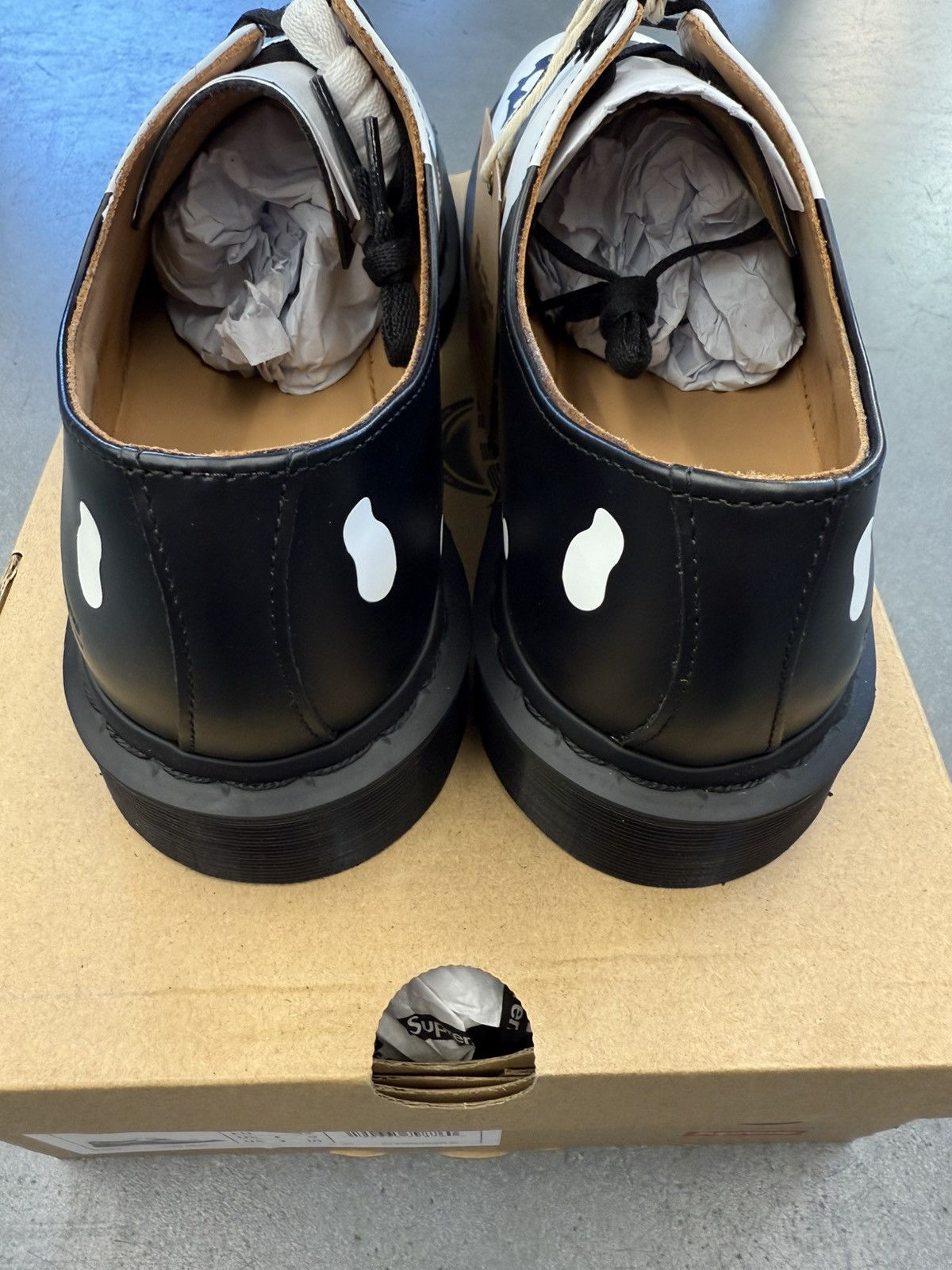 Supreme Dr. Martens 1461 3-Eye Shoes Supreme Skull Black White Size US 9 / EU 42 - 5 Thumbnail