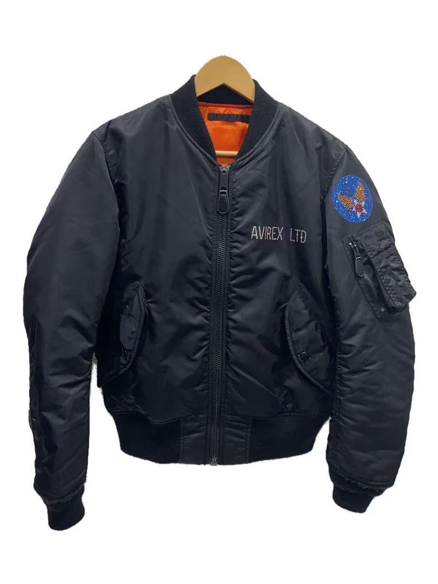 Avirex Avirex x Swarovski Arch Logo Nylon Jacket Black Size US M / EU 48-50 / 2 - 1 Thumbnail