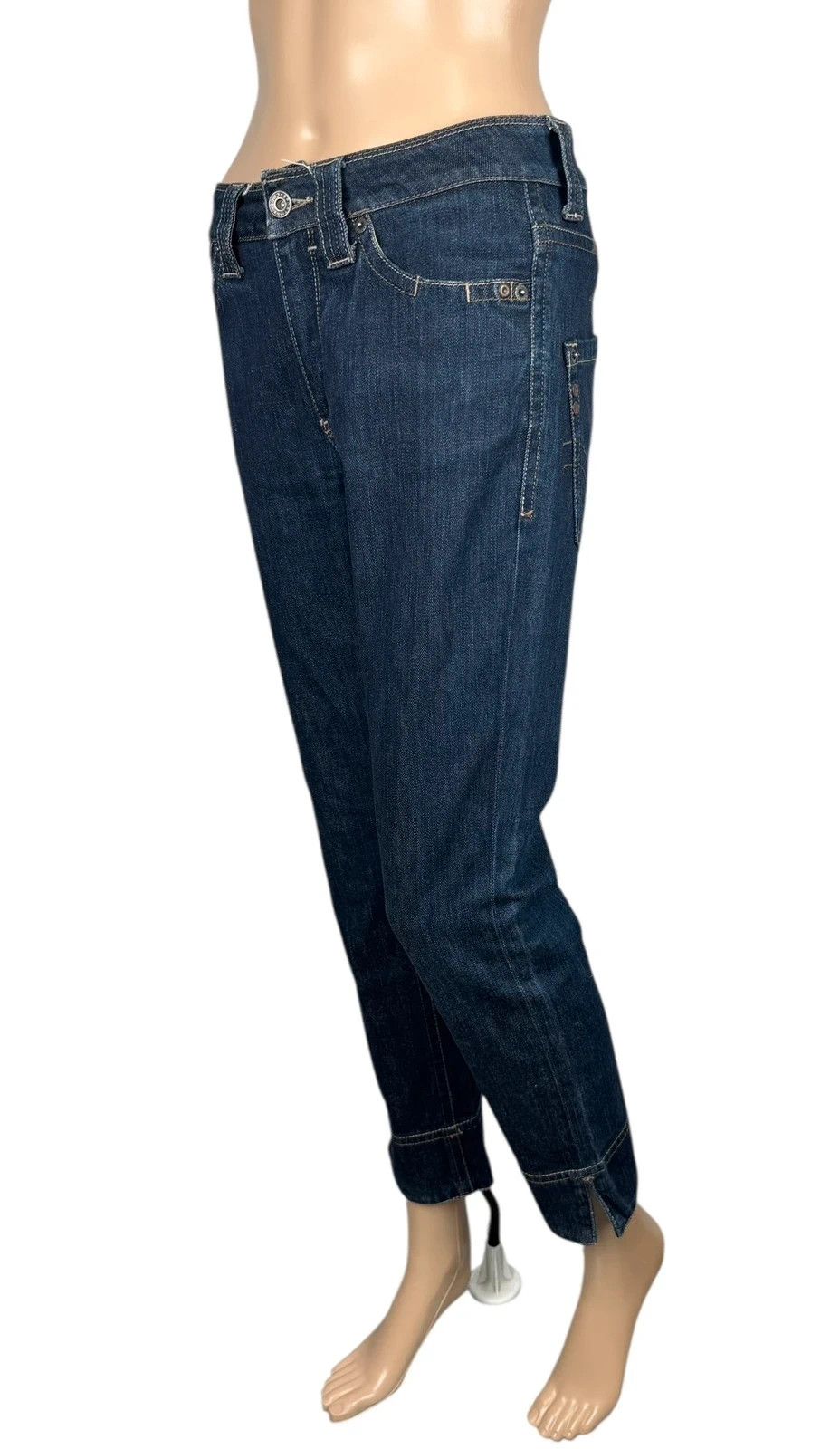 Sportmax Sportmax Code Vintage Crop Jeans Slim size US4 I38 Size 27" / US 4 / IT 40 - 1 Thumbnail
