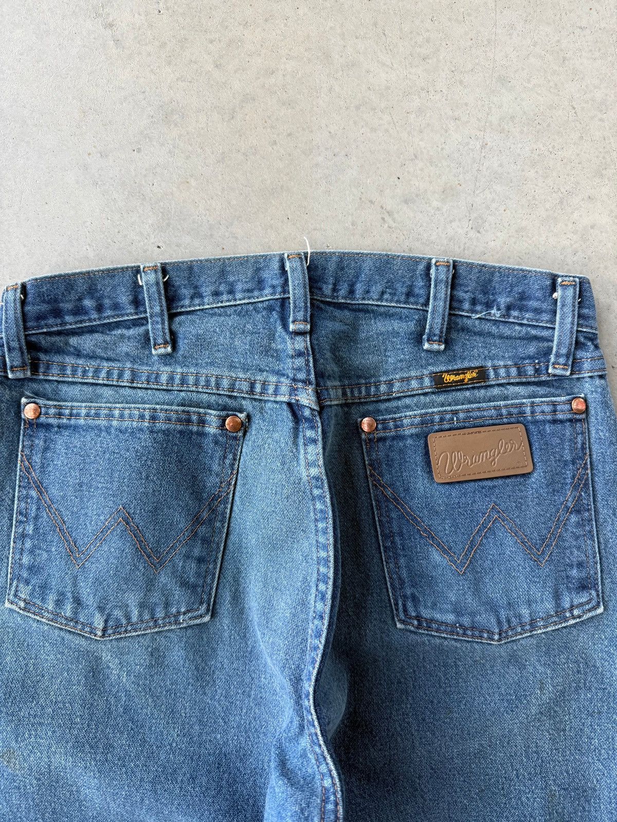Vintage Vintage 90s Wrangler Denim Straight Leg Jeans Size US 32 / EU 48 - 4 Thumbnail