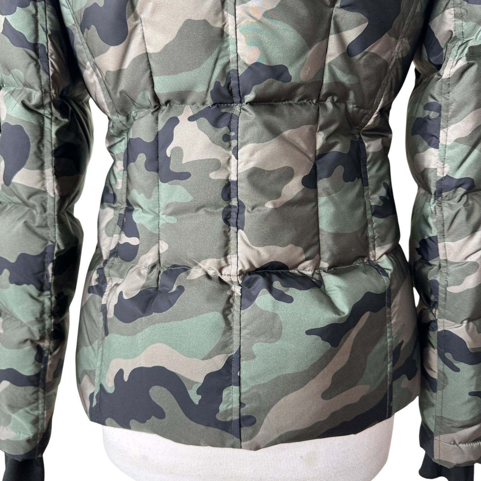 SAM. SAM. New York Camo Freestyle Down Feather Puffer Jacket Size S / US 4 / IT 40 - 6 Thumbnail