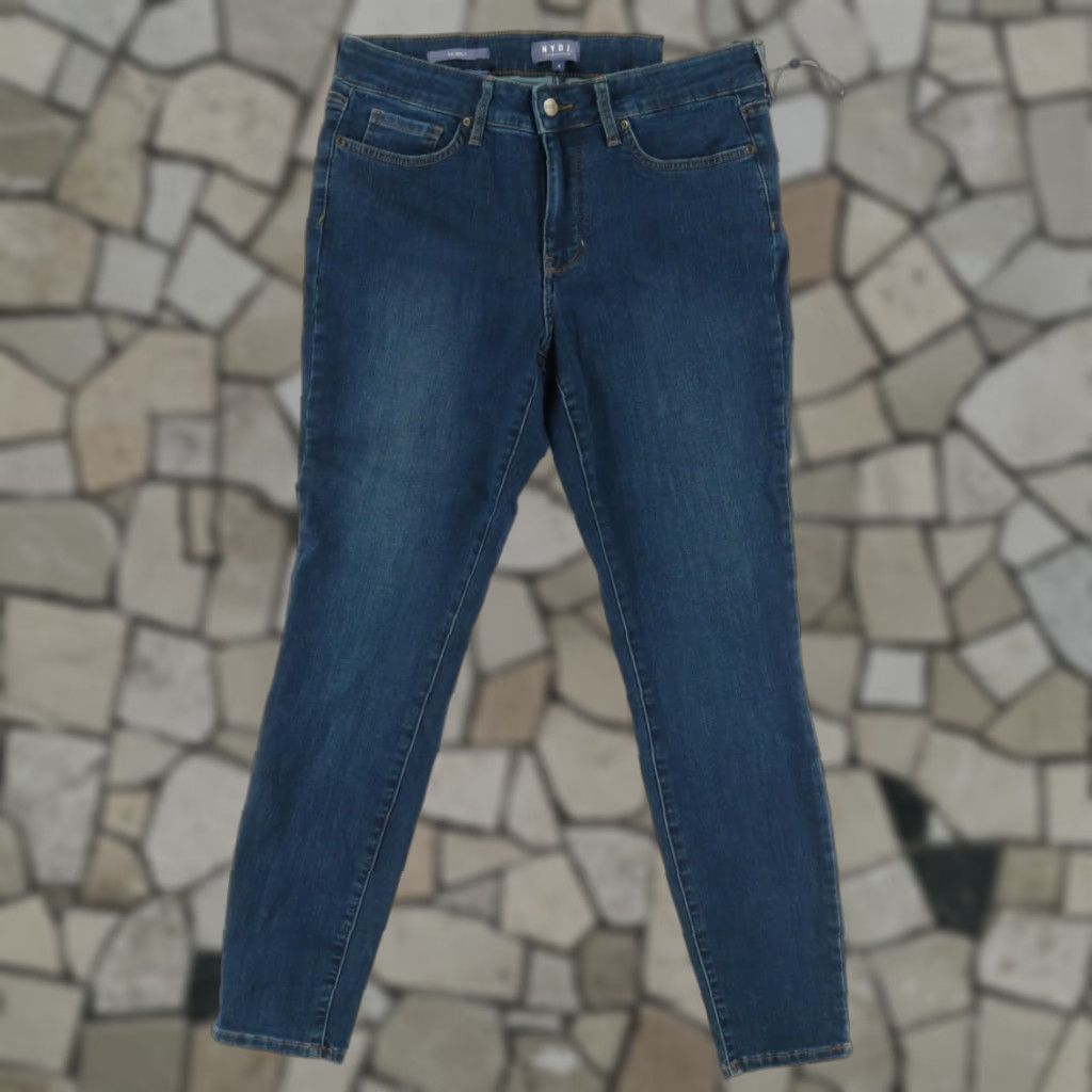 NYDJ NYDJ Jeans Blue Women's 6 Skinny Stretch Medium Wash Denim Pants Shirt? Size 28" / US 6 / IT 42 - 1 Thumbnail