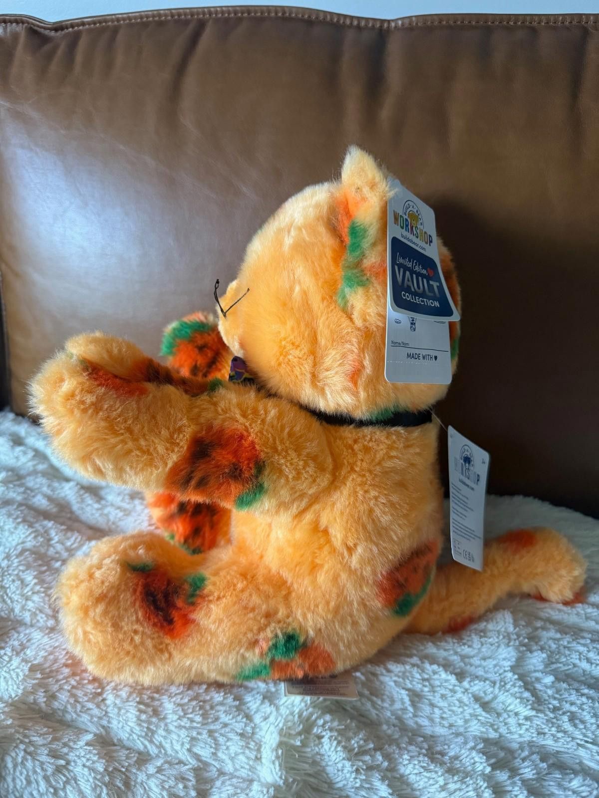Other Build A Bear Pumpkin Kitty Stuffed Animal - NWT - with bow!! Size ONE SIZE - 2 Thumbnail