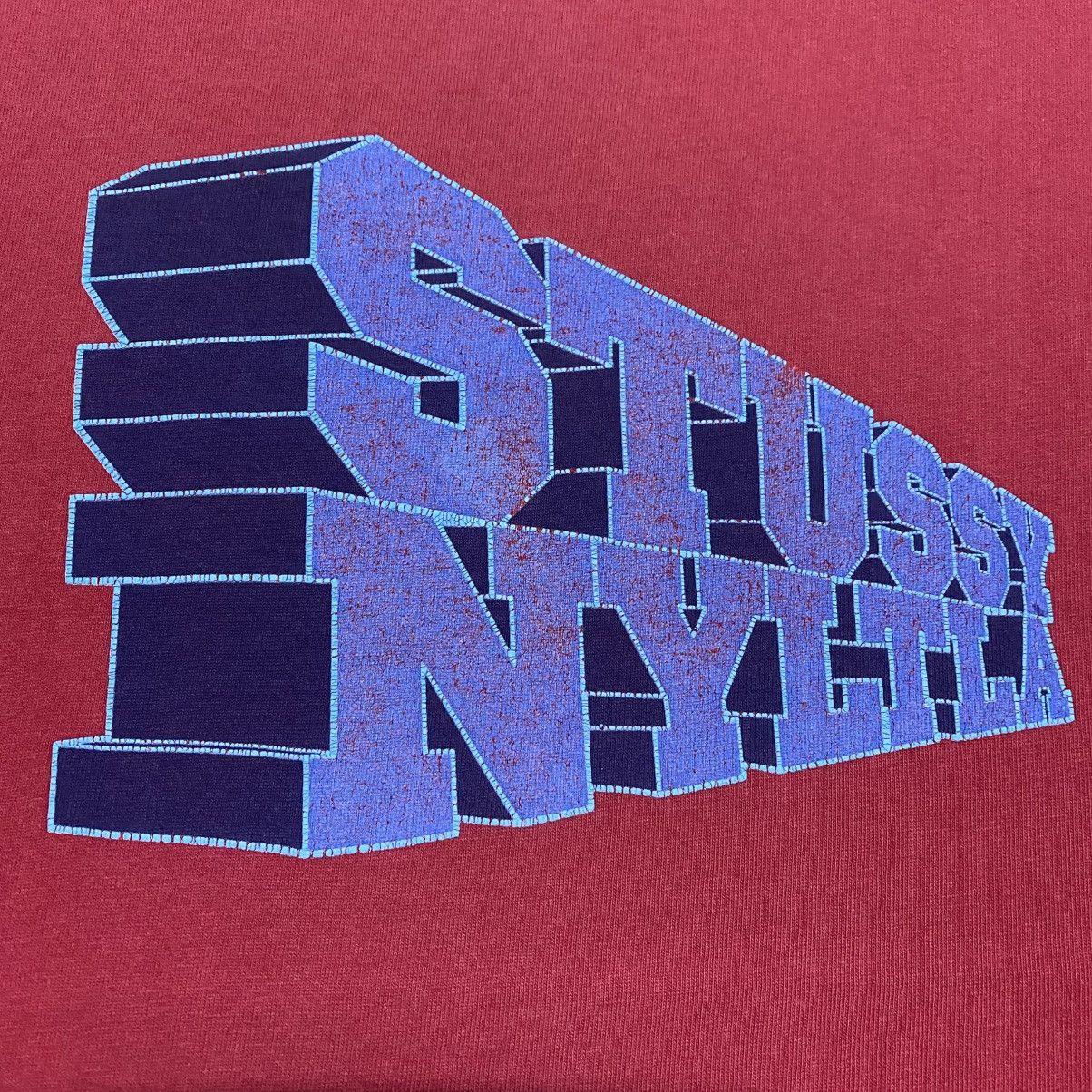 Stussy Rare‼️🔥Vintage Stussy NYLTLA Big SpellOut Distress T-Shirt Size US M / EU 48-50 / 2 - 8 Thumbnail
