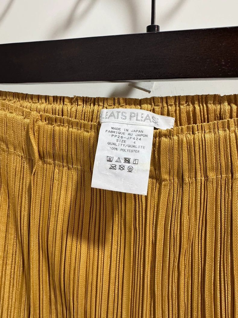 Issey Miyake issey miyake Ginger yellow wide-leg pants 2505-Nextarrow Size US 26 / EU 42 - 3 Thumbnail