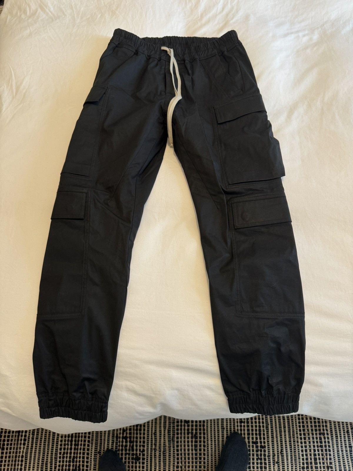 image of Rick Owens Cargo Mastodon Black Rick Owen’S, Men's (Size 31)