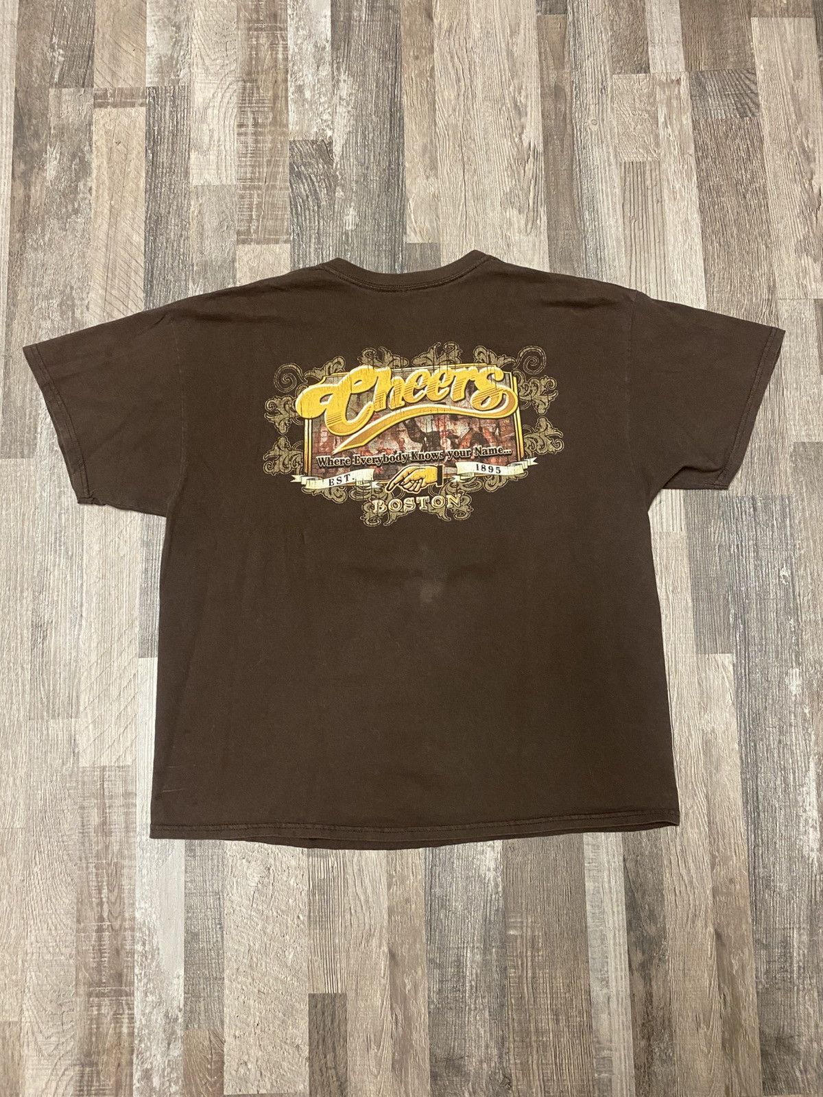 Vintage Vintage Cheers Boston 90’s Tee T Shirt Y2K Size US XL / EU 56 / 4 - 3 Thumbnail