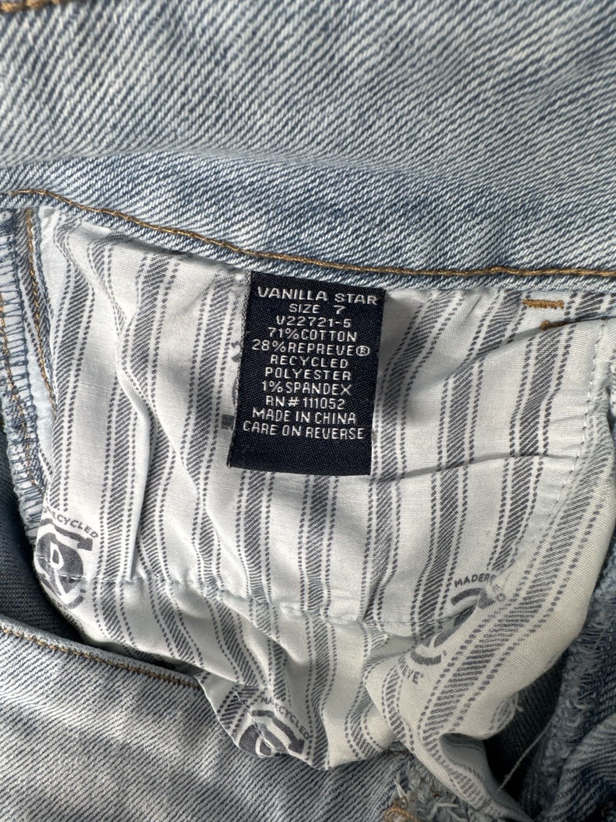 Other Vanilla Star Distressed High Rise Skinny Jeans W28 Y2K Size 28" / US 6 / IT 42 - 6 Thumbnail