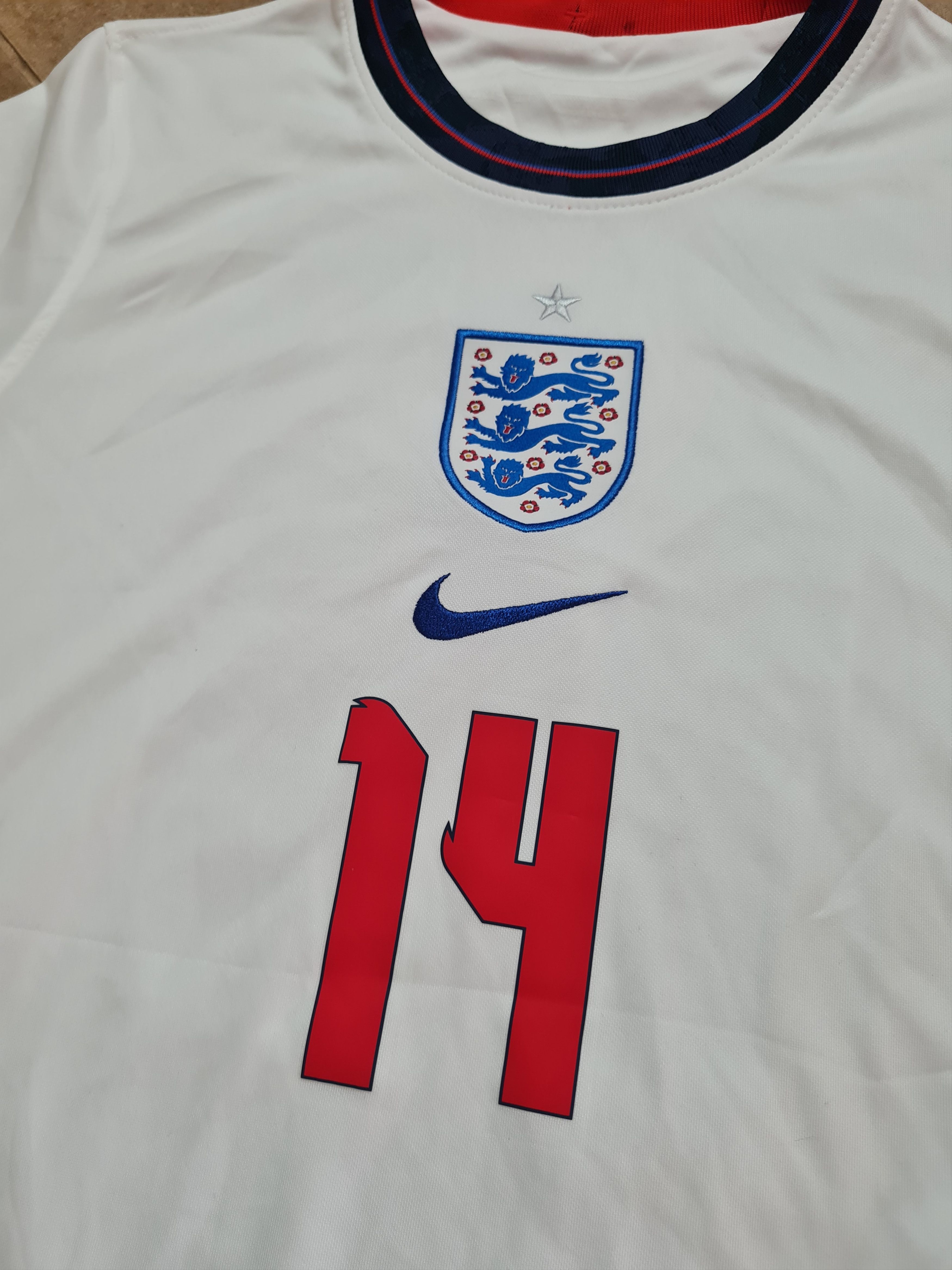 Nike Football Jersey Phillips #14 England Nike Soccer t-shirt Size US XXS / EU 40 - 7 Thumbnail